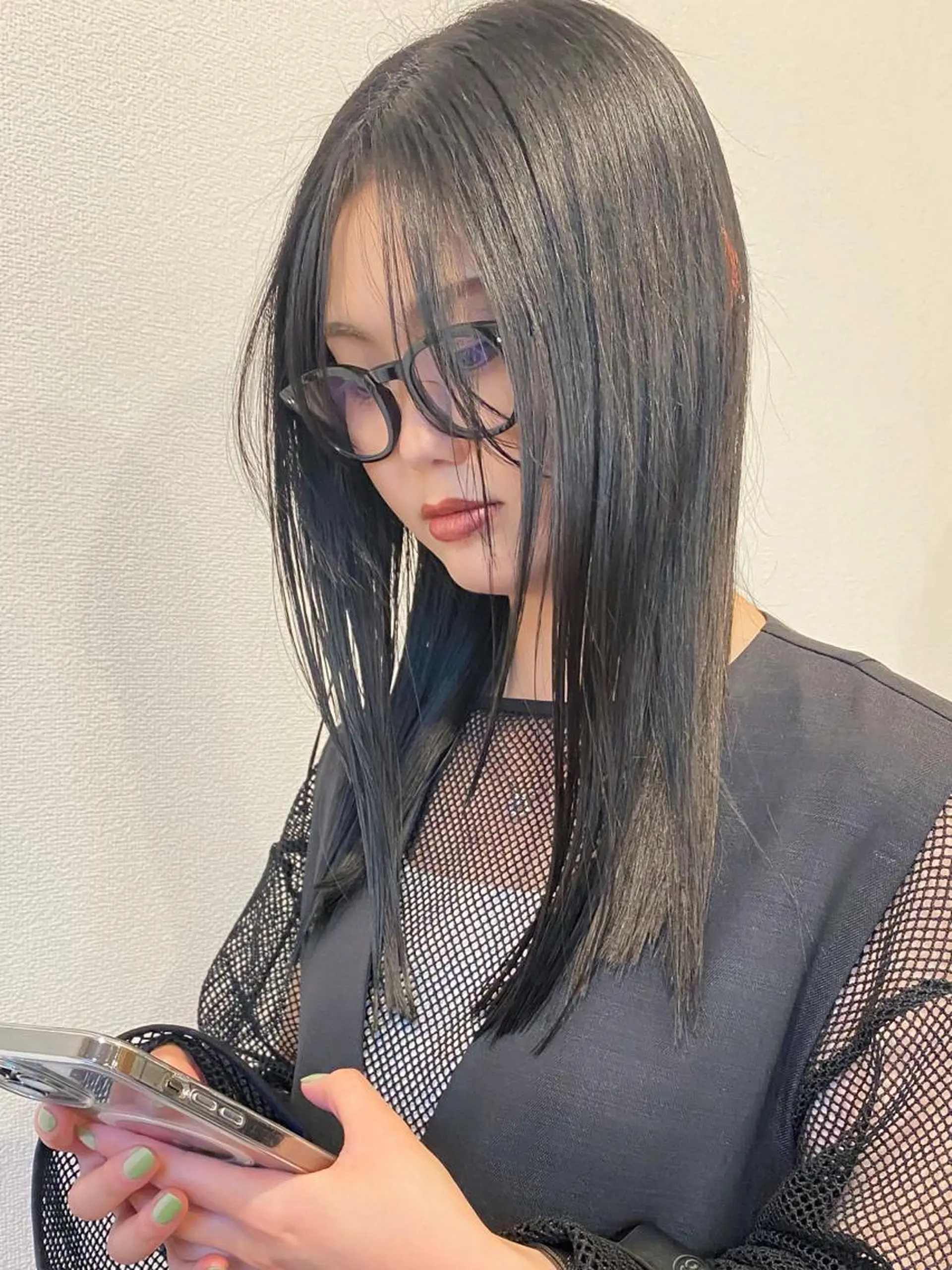 セミロング カラー ダメージレスサロン✨ kayo🌱のヘアスタイル