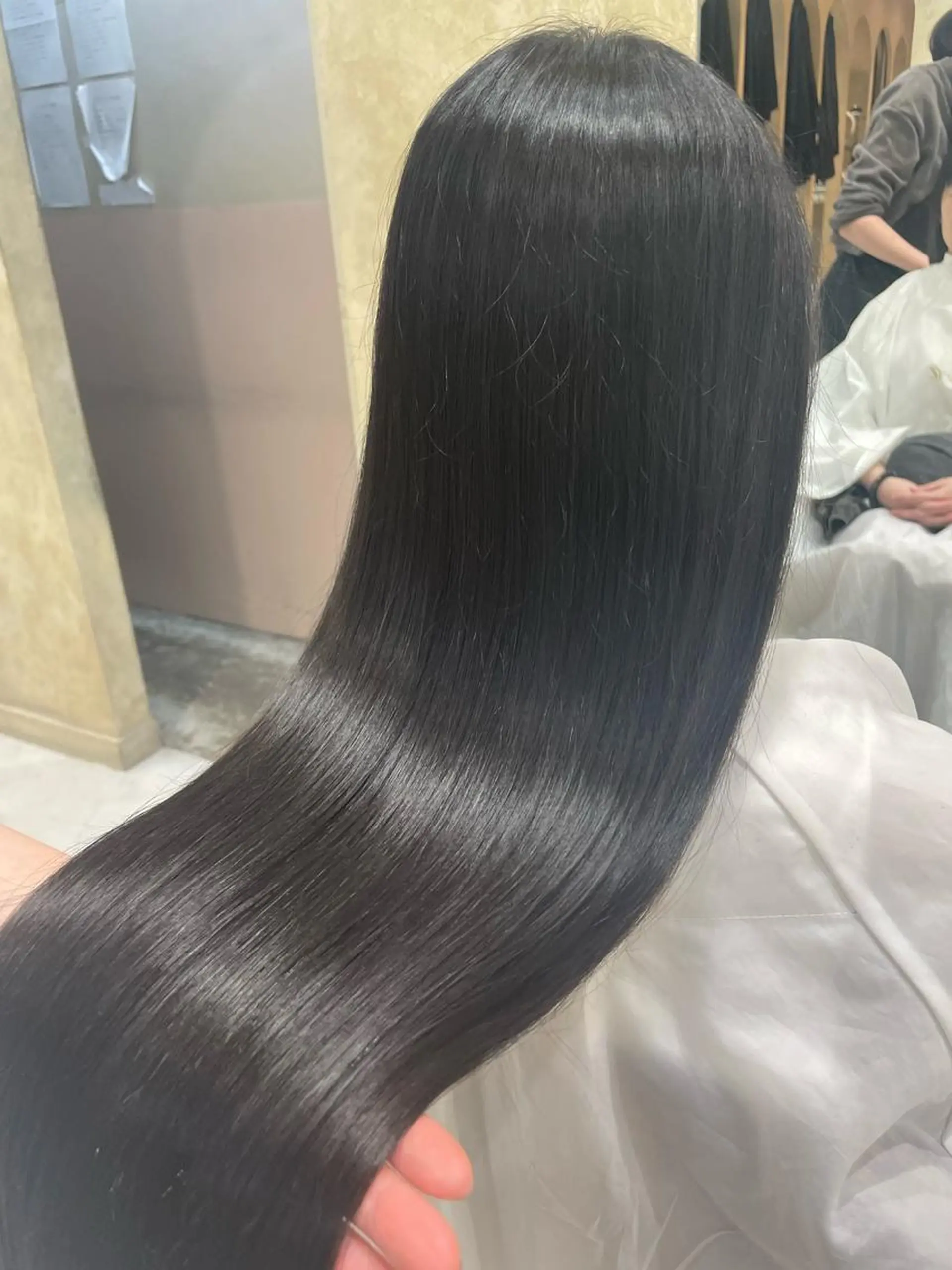 ロング ヘアカラー トリートメント 川中 あいかのヘアスタイル