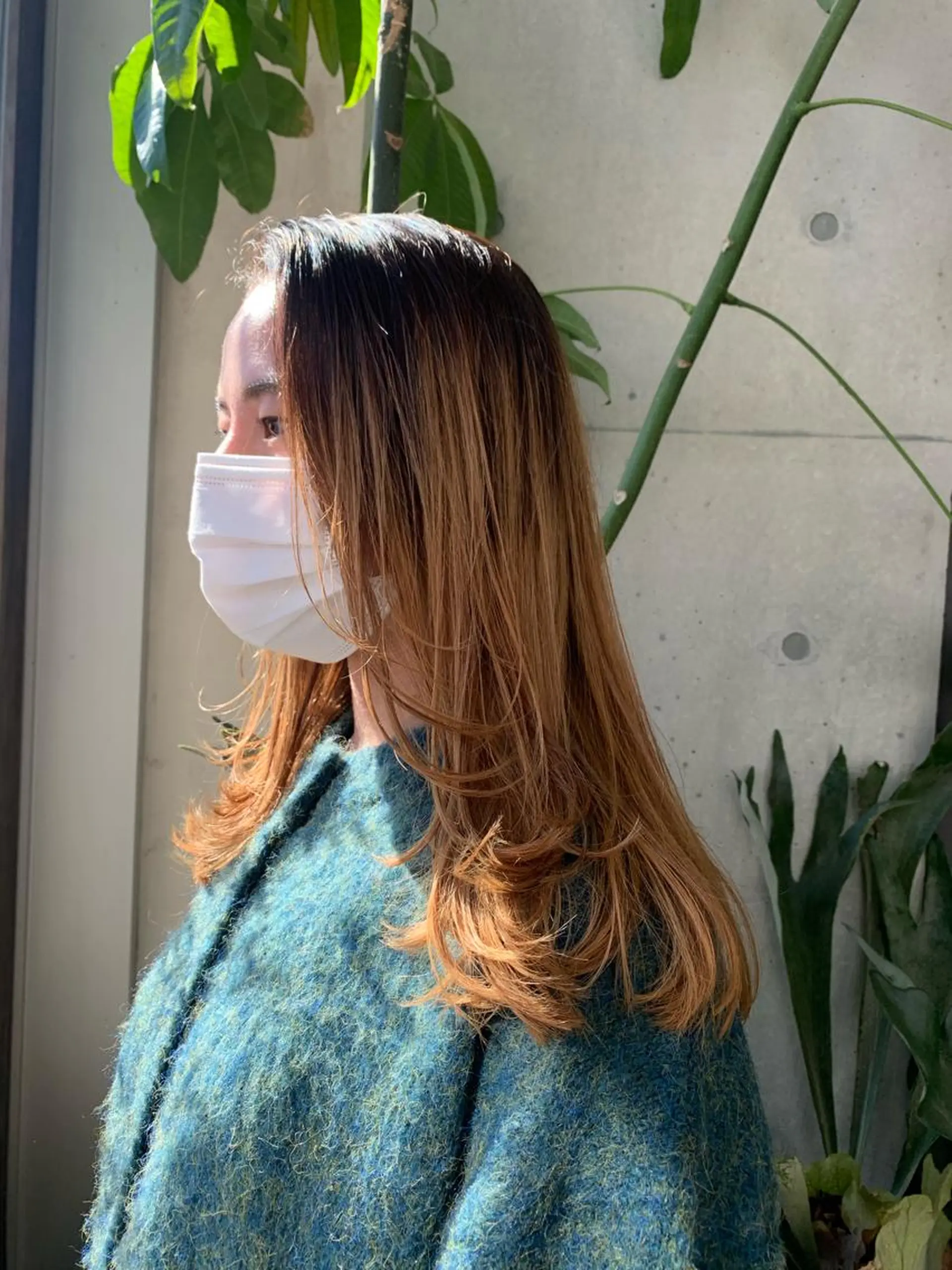 ロング ボブ/ベージュ/ パーマ🪿近森ゆいのヘアスタイル