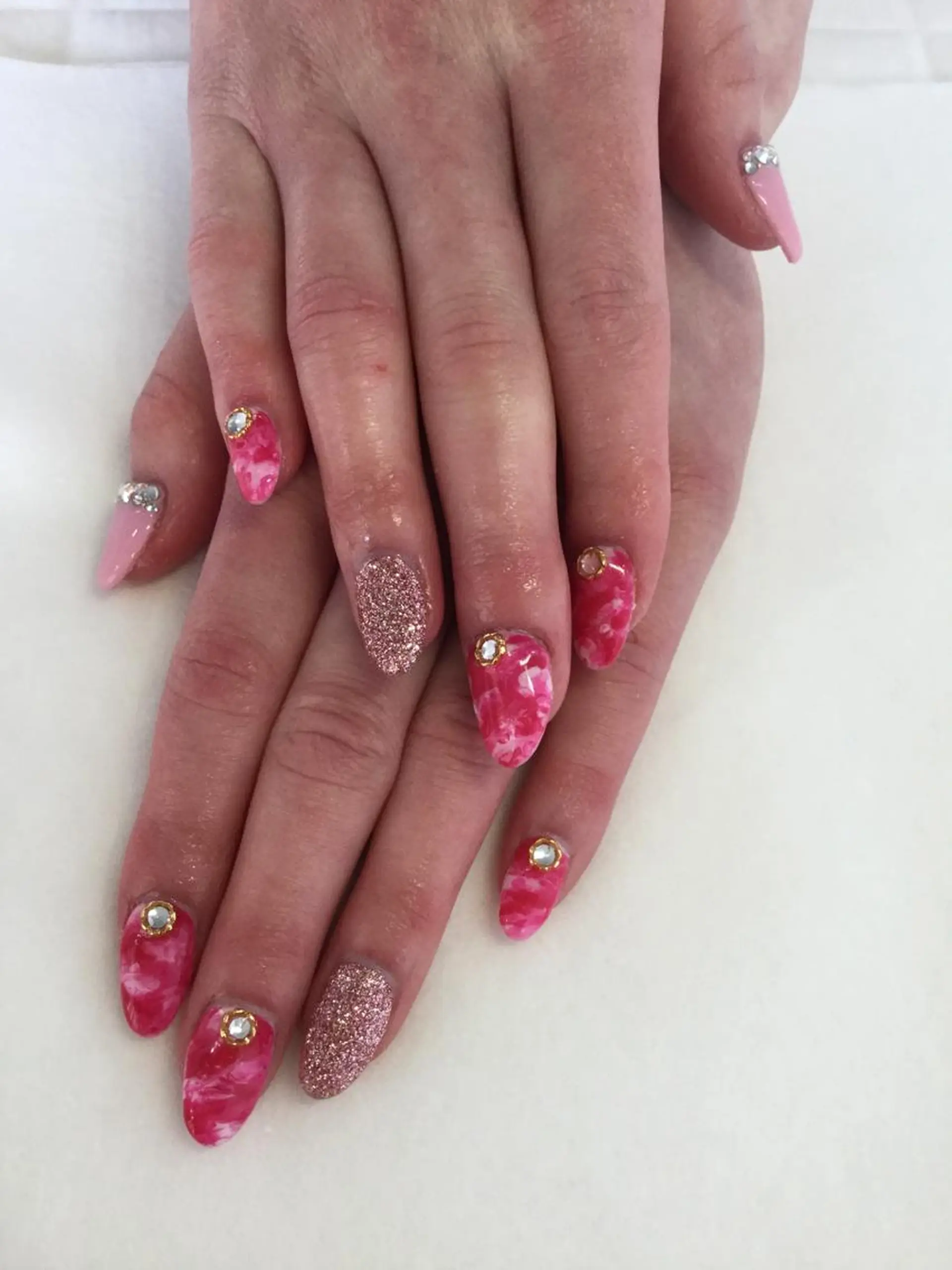 ネイル 💎🐰 saki. m 🐰💎のネイルデザイン