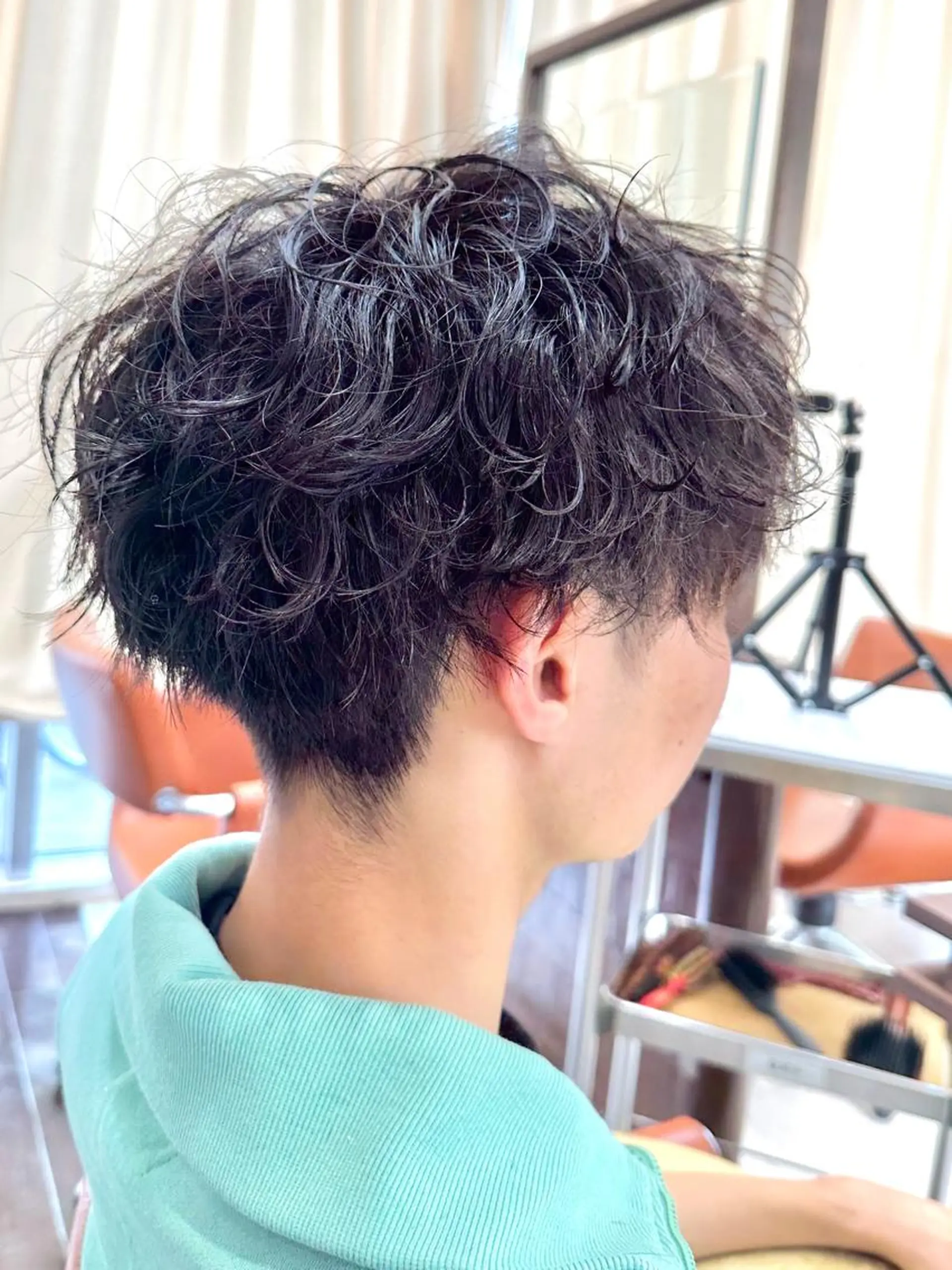 ショート パーマ メンズ 成田で1番お悩み解決 の髪へ導くみつきのヘアスタイル