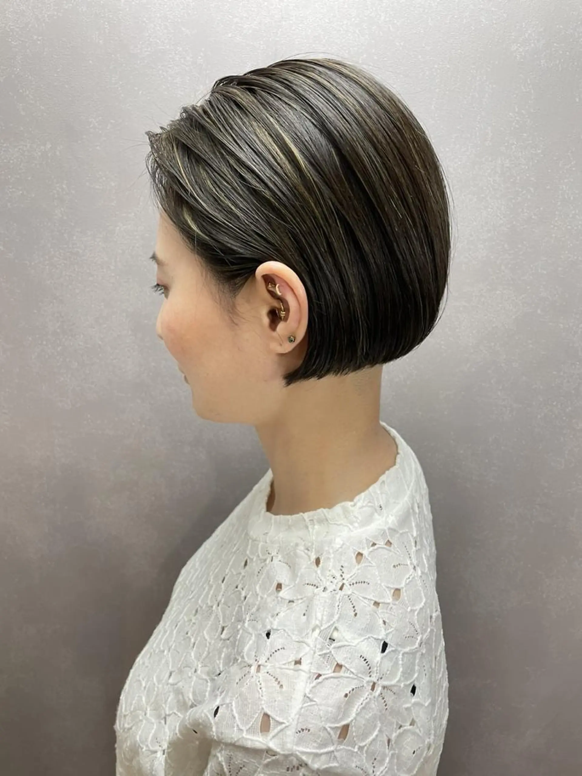 ショート カット ヘアカラー トリートメント 一ノ瀬 暁のヘアスタイル