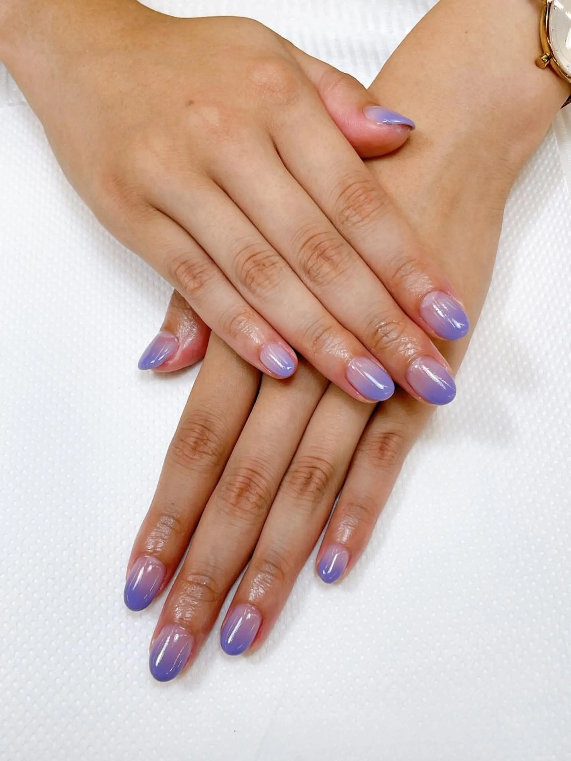 ネイル グラデーション パープル 前田 優佳のネイルデザイン