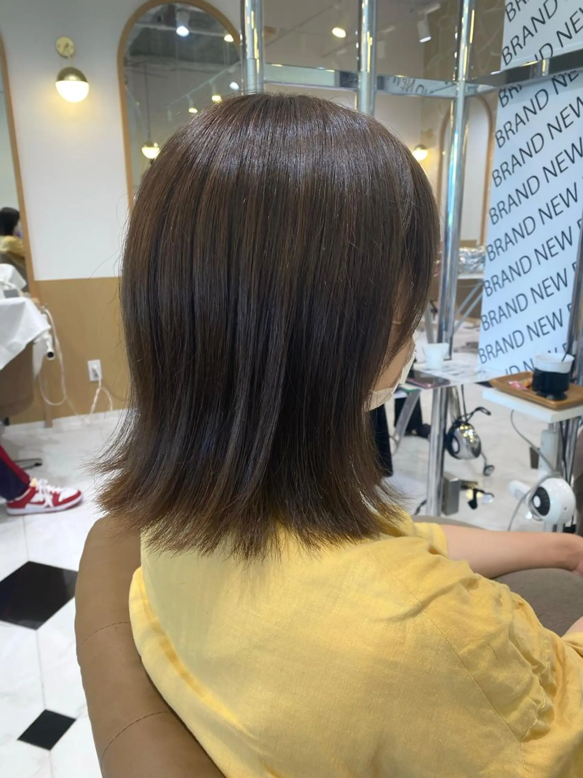 ショート ボブ くびれヘア 似合わせカット カット ヘアカラー 坂井 茅聖のヘアスタイル