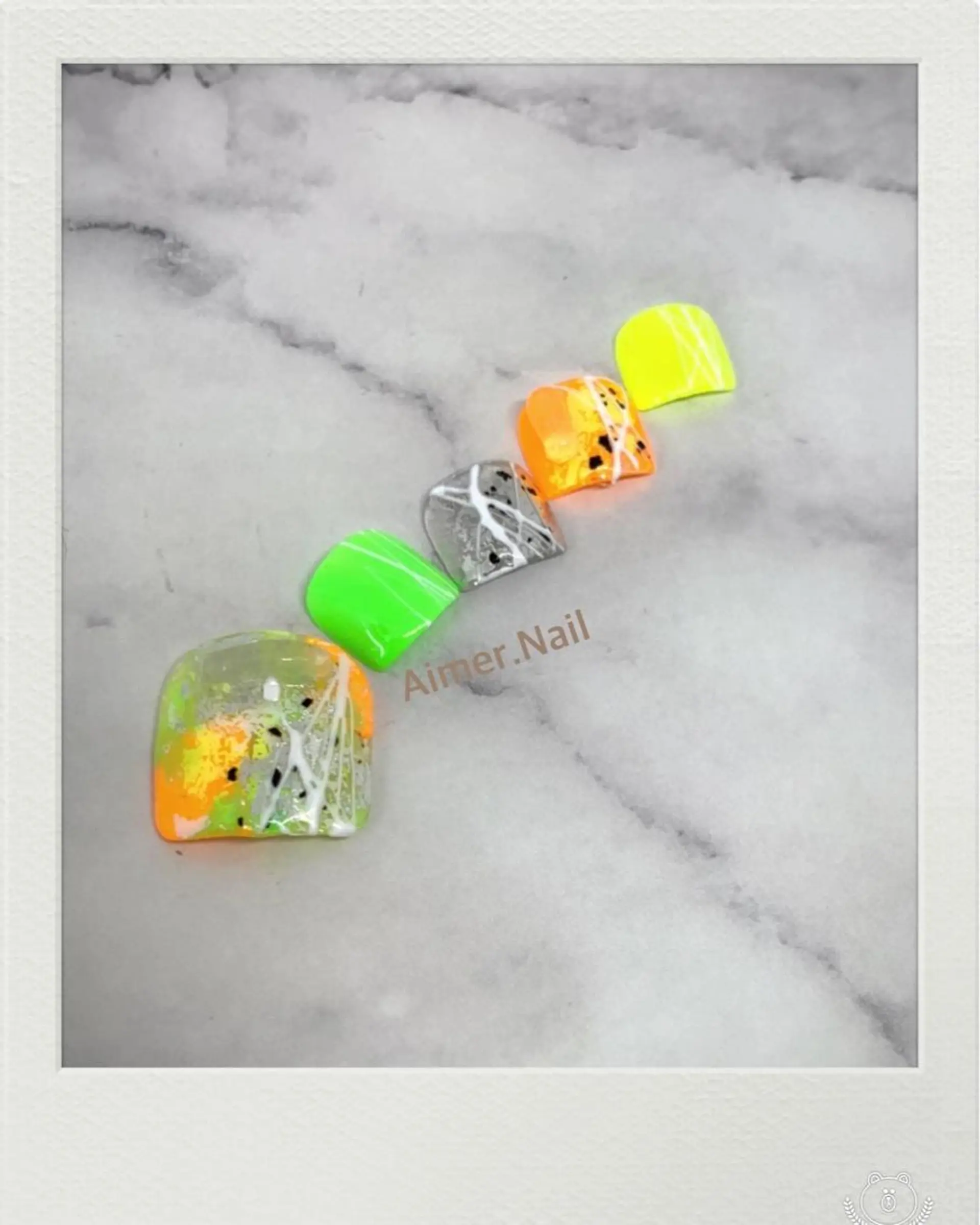 ネイル フットネイル フットネイル Aimer. Nailのネイルデザイン