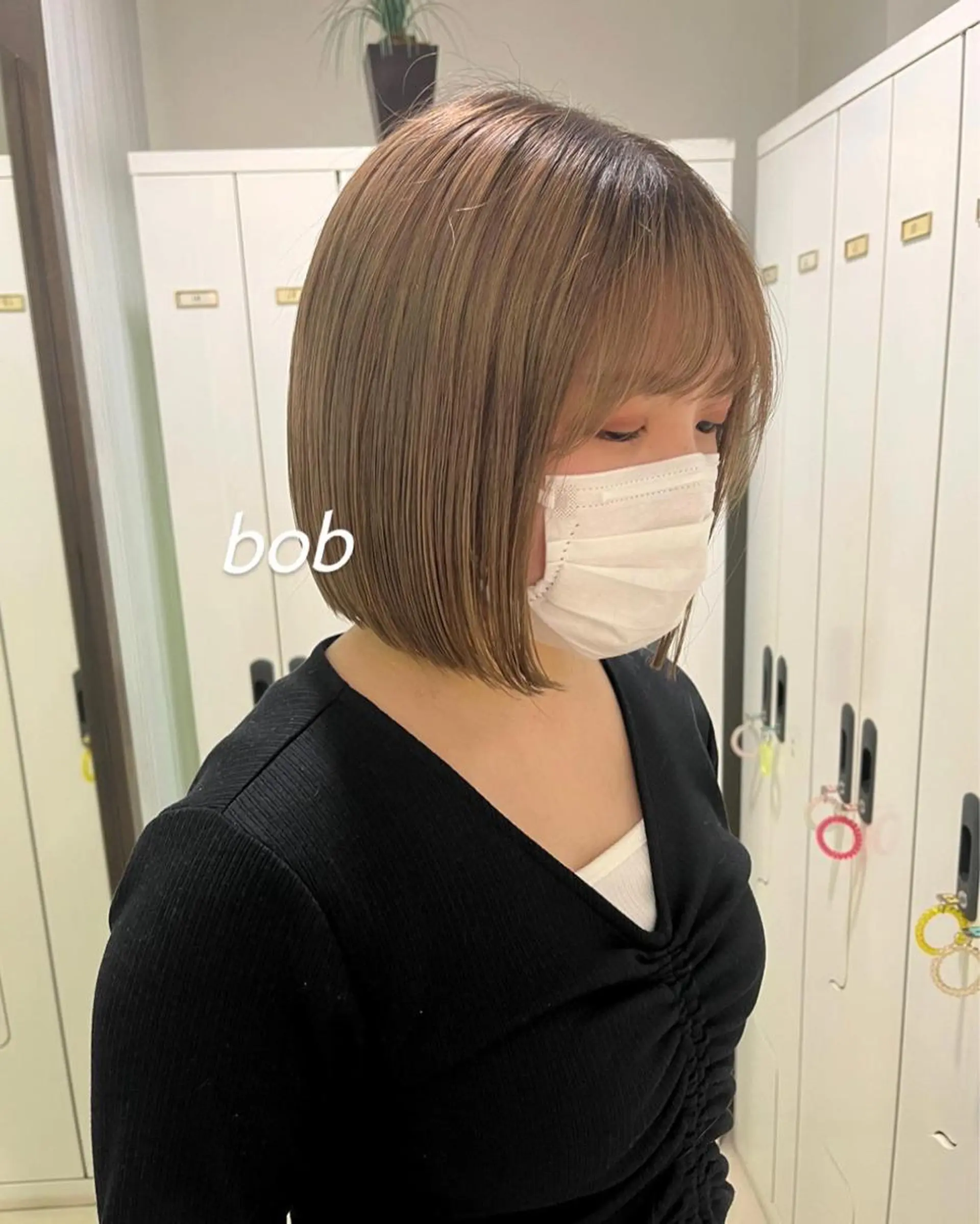 ショート ぷつっとボブ/ちゅる ピンク/mika☆のヘアスタイル