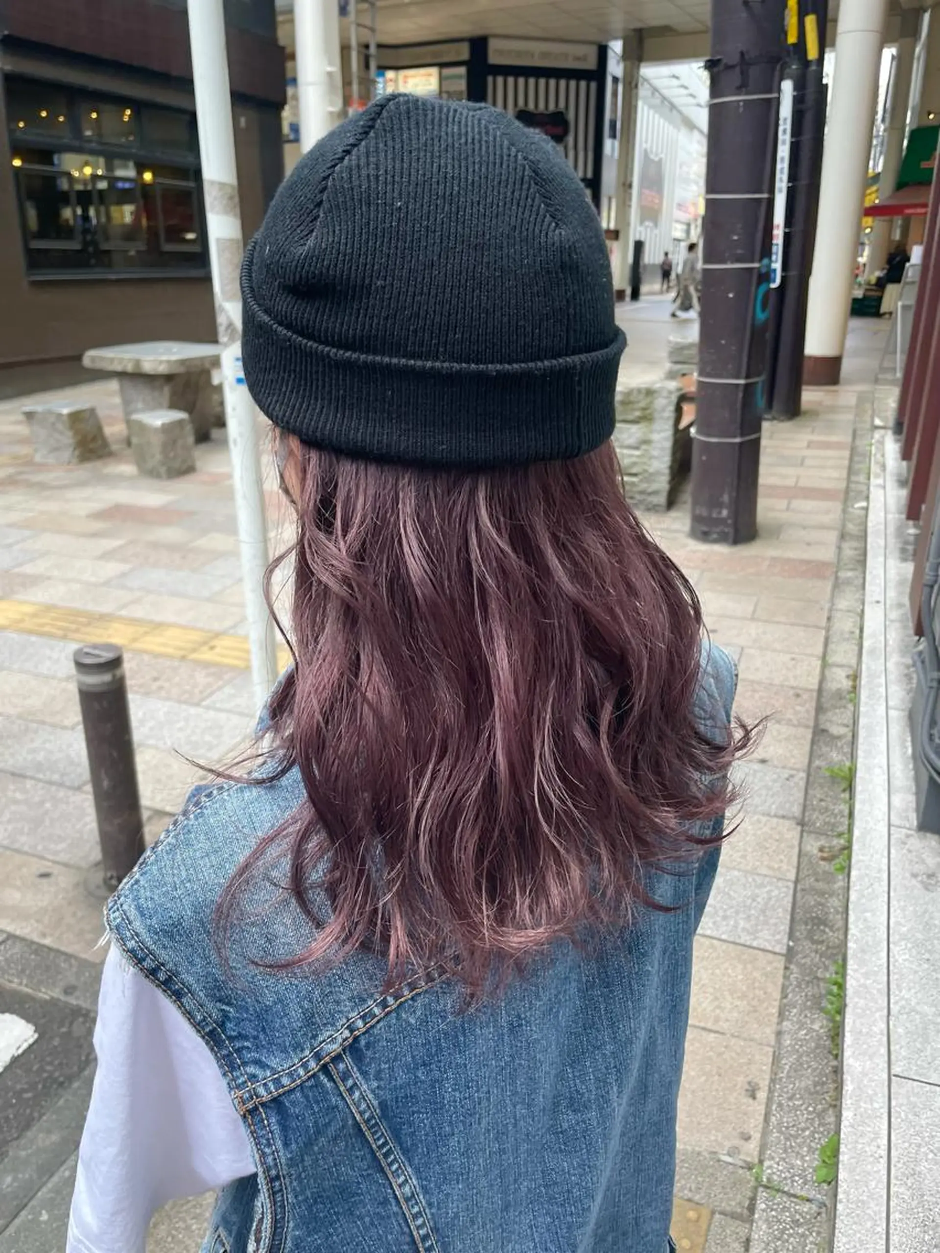 セミロング カラー ハイトーンカラー 髪質改善🌱 高橋みなみのヘアスタイル