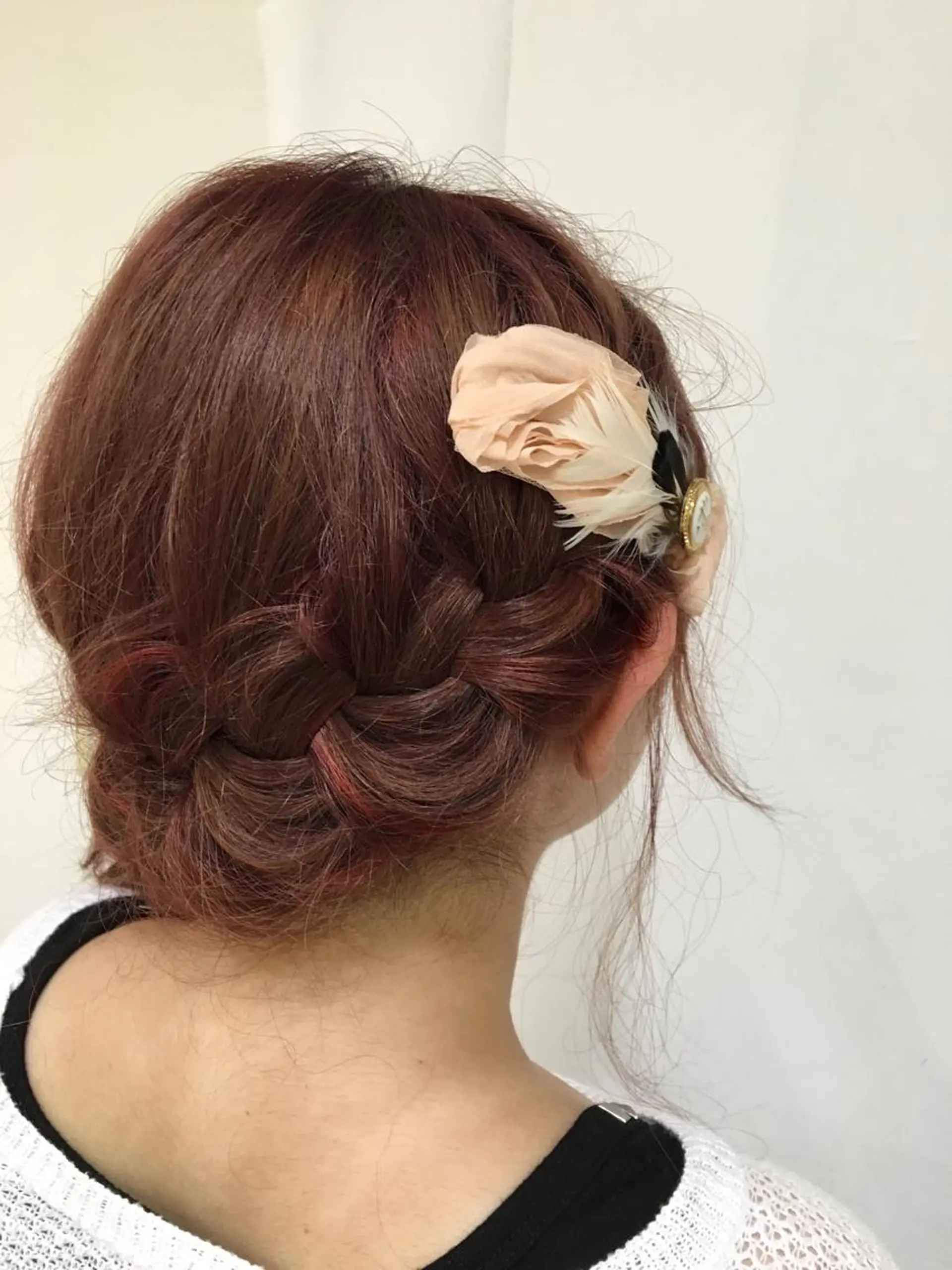 セミロング カラー ヘアアレンジ きむえり/髪質改善 /うねり広がり改善のヘアスタイル