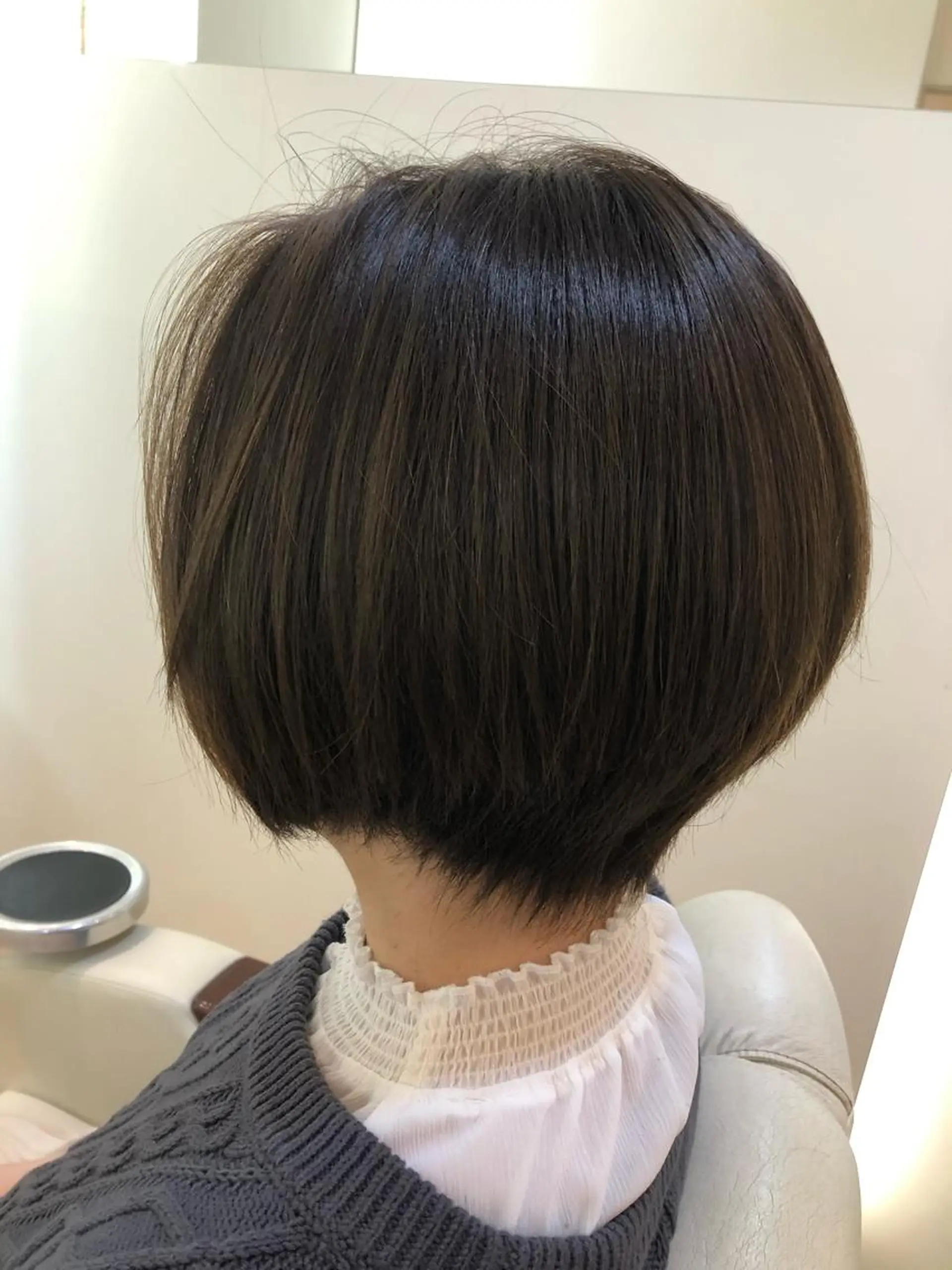 ショート ショートボブ ボブ ショートヘア 山岡 徹也のヘアスタイル