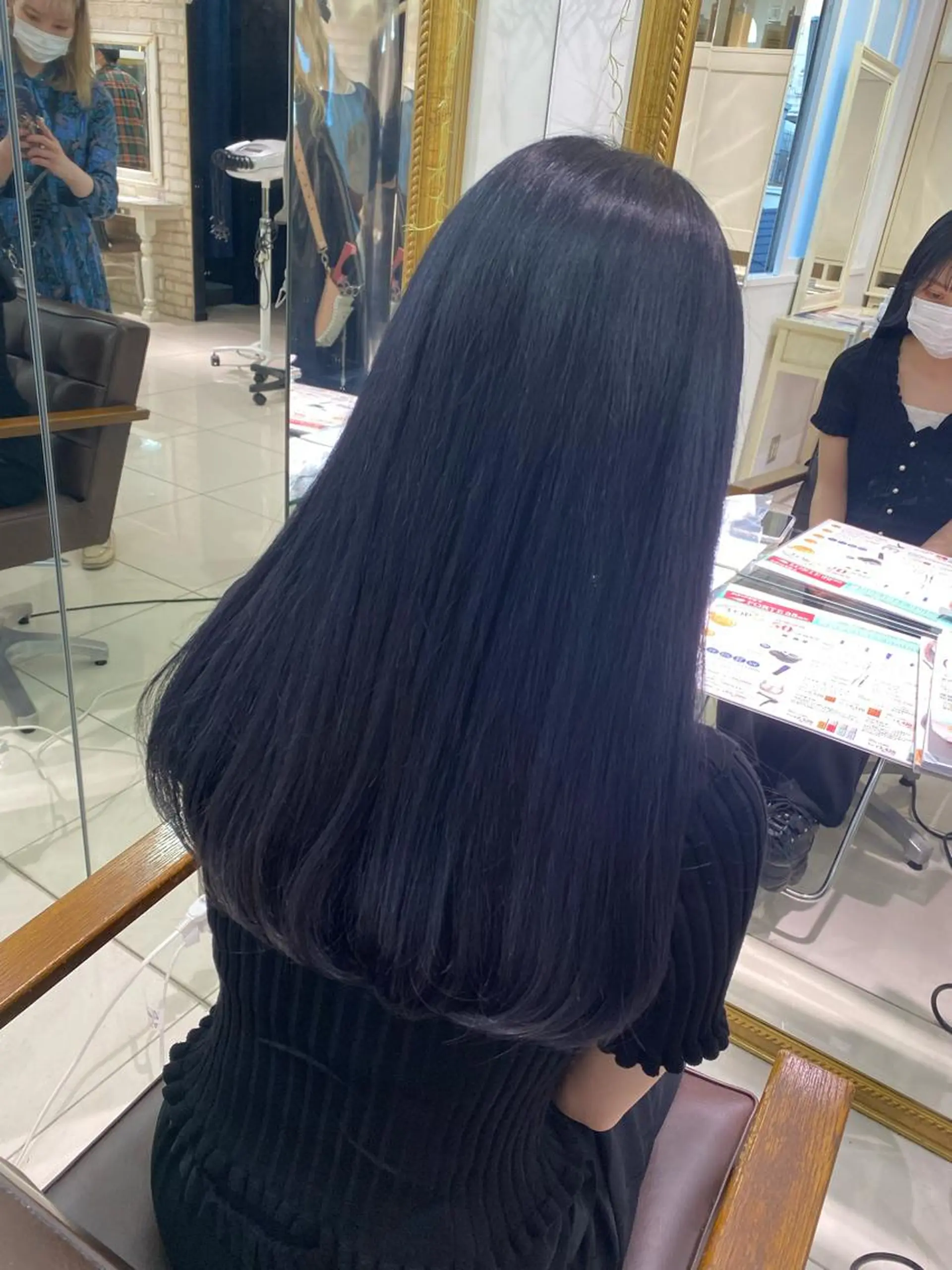 ロング カラー ヘアアレンジ 透明感カラー 古山 結季🌙🖤のヘアスタイル