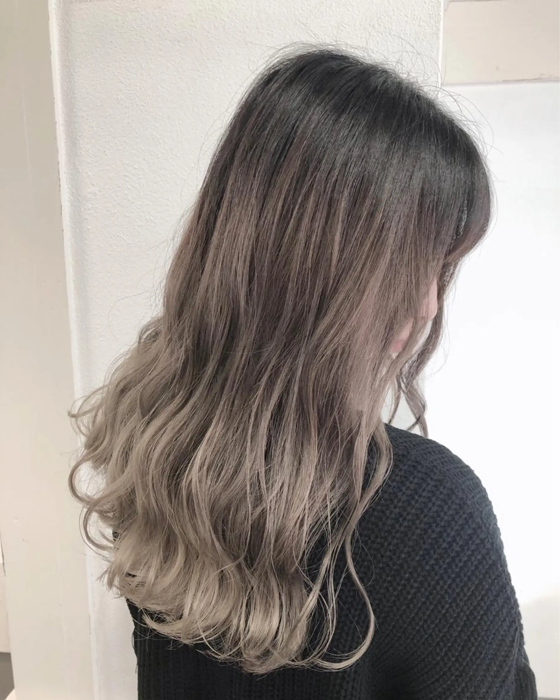 ロング カラー ヘアアレンジ グラデーションカラー ヘアカラー トリートメント GiseL天神カラー 髪質改善/ブリーチのヘアスタイル