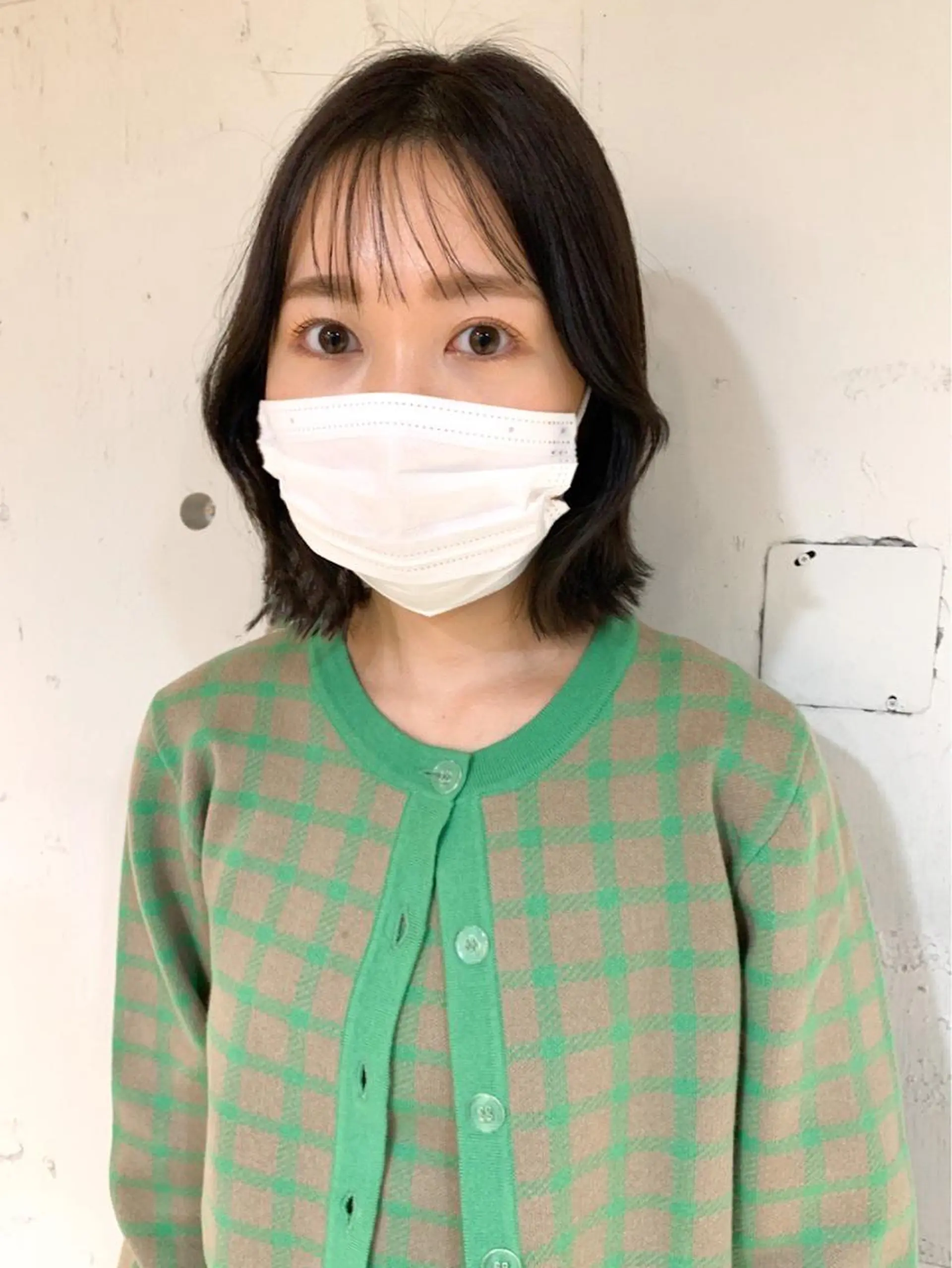 ショート カラー ヘアアレンジ ボブ 韓国風ヘア ヘアカラー トリートメント yuka .のヘアスタイル