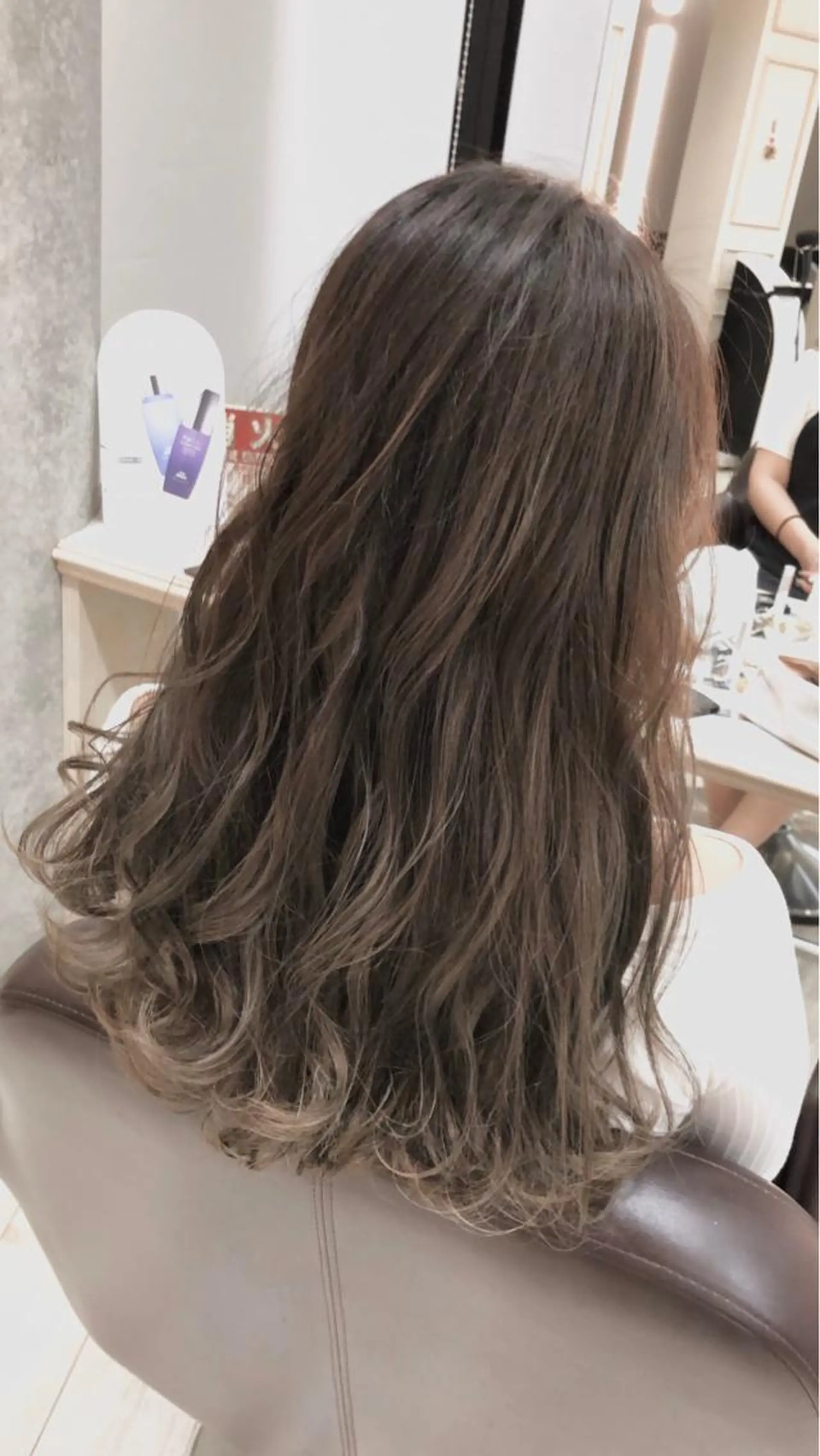 ロング カラー カット ヘアカラー トリートメント サソウ ユリエ🥥のヘアスタイル