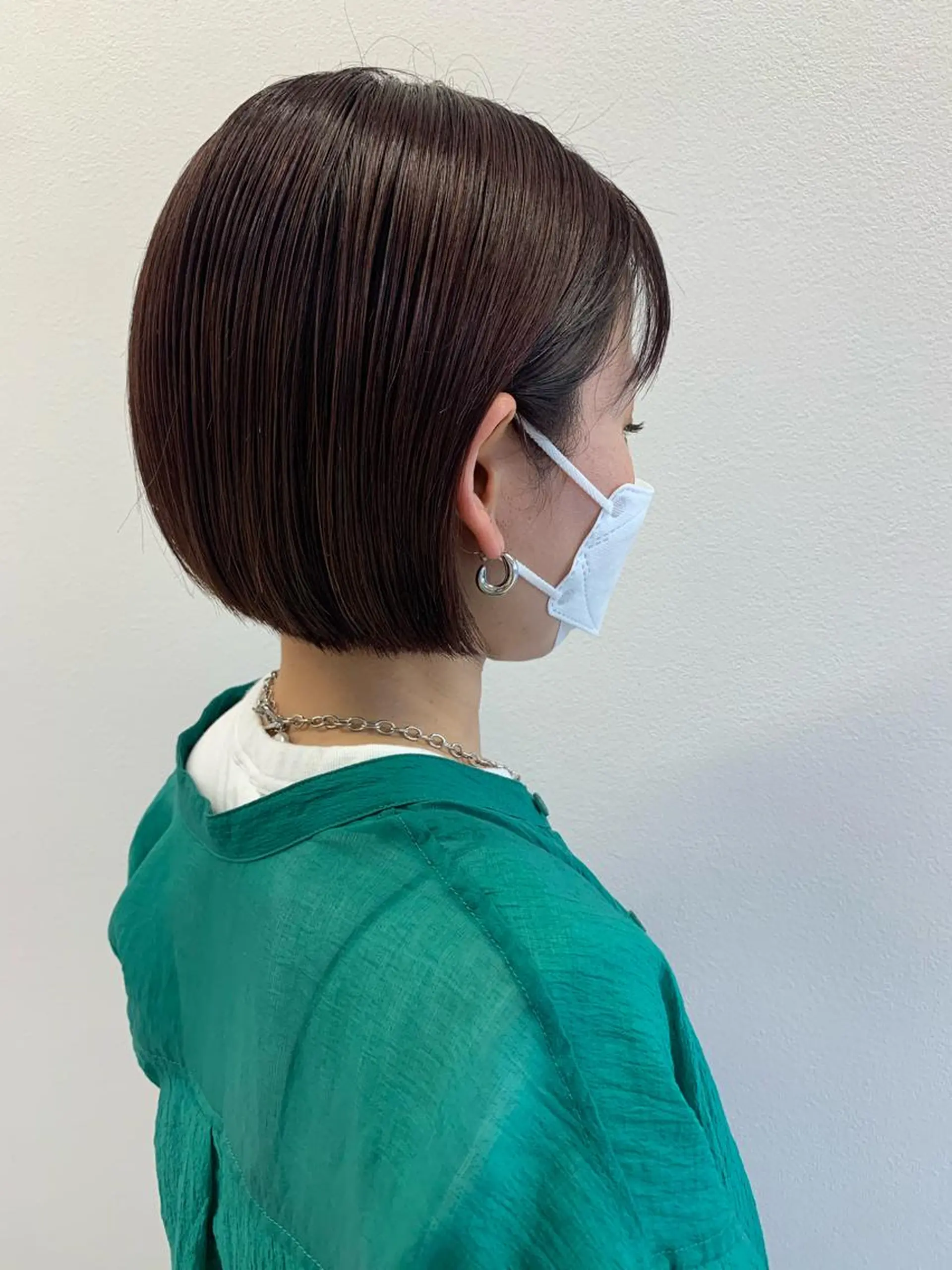 ミディアム カラー カット ヘアカラー トリートメント 髪質改善/韓国/ ヘアセット/夏美のヘアスタイル