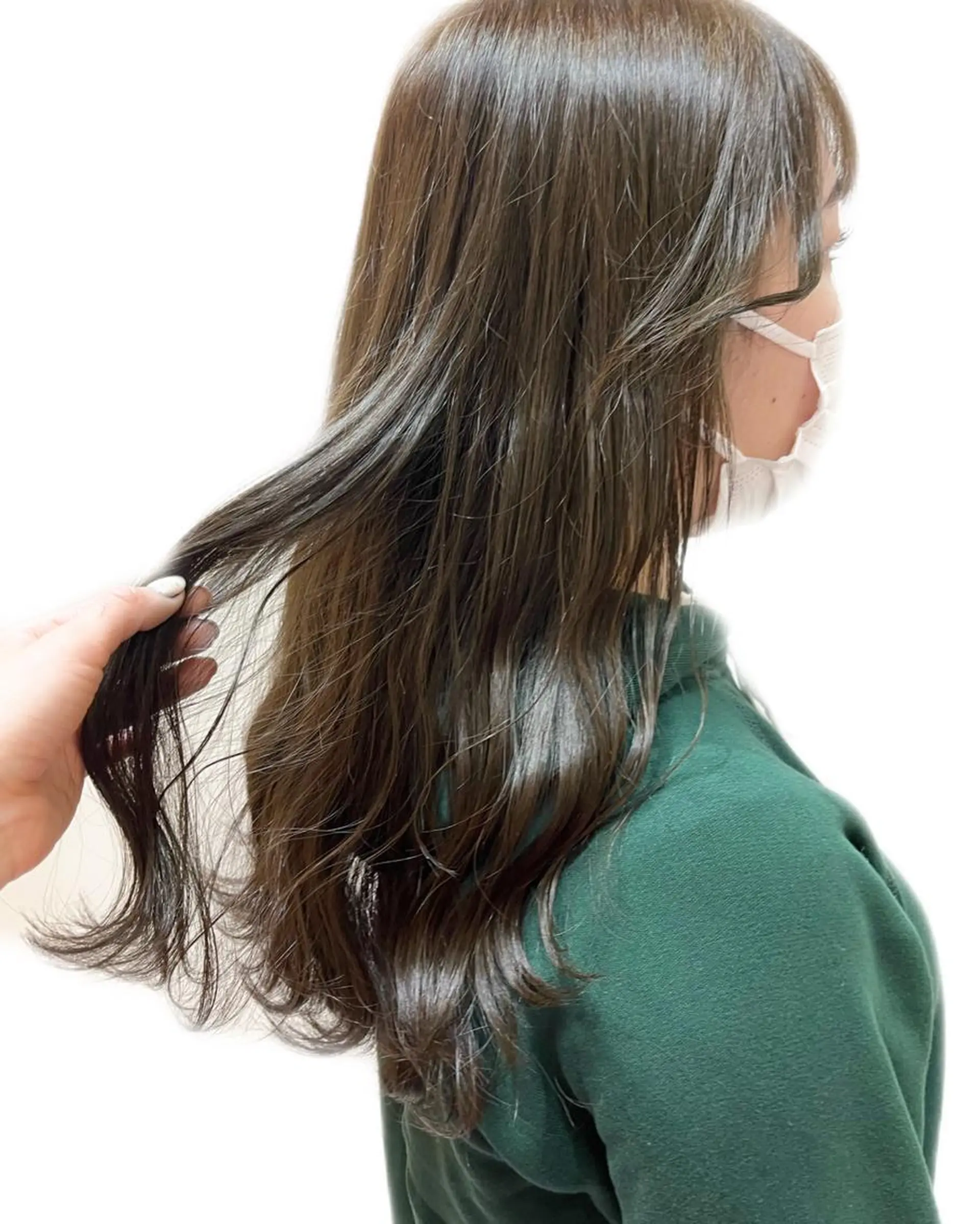ミディアム カラー ブリーチ ダブルカラー ブリーチなしカラー カット ヘアカラー トリートメント 新宿駅近♡個室 ♡関口三都季🌜のヘアスタイル