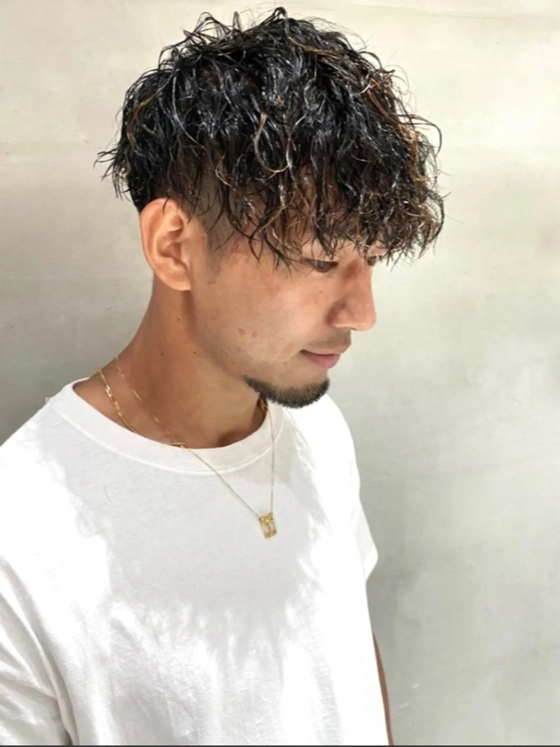 メンズ マッシュ メンズパーマ カット パーマ トリートメント ヘッドスパ 🌟髪質改善/透明感 🌟代表RYOのヘアスタイル