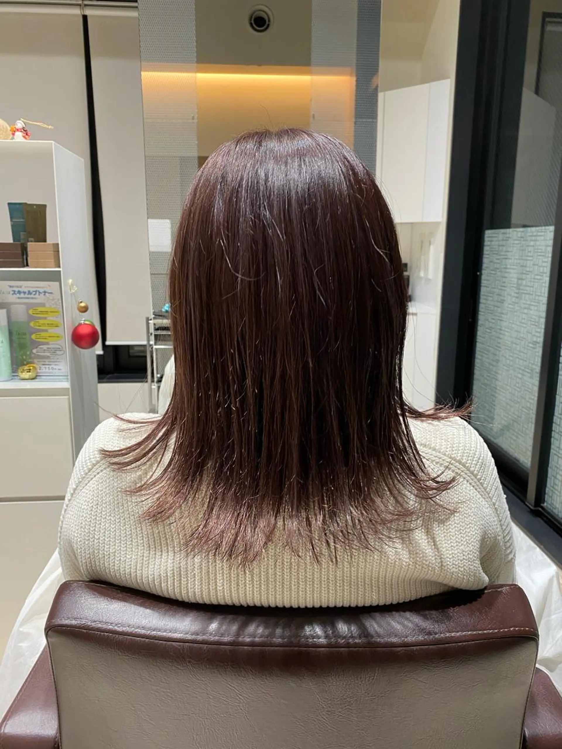 セミロング ボブ/パーマ/レイ ヤー/新宿/KOKIのヘアスタイル