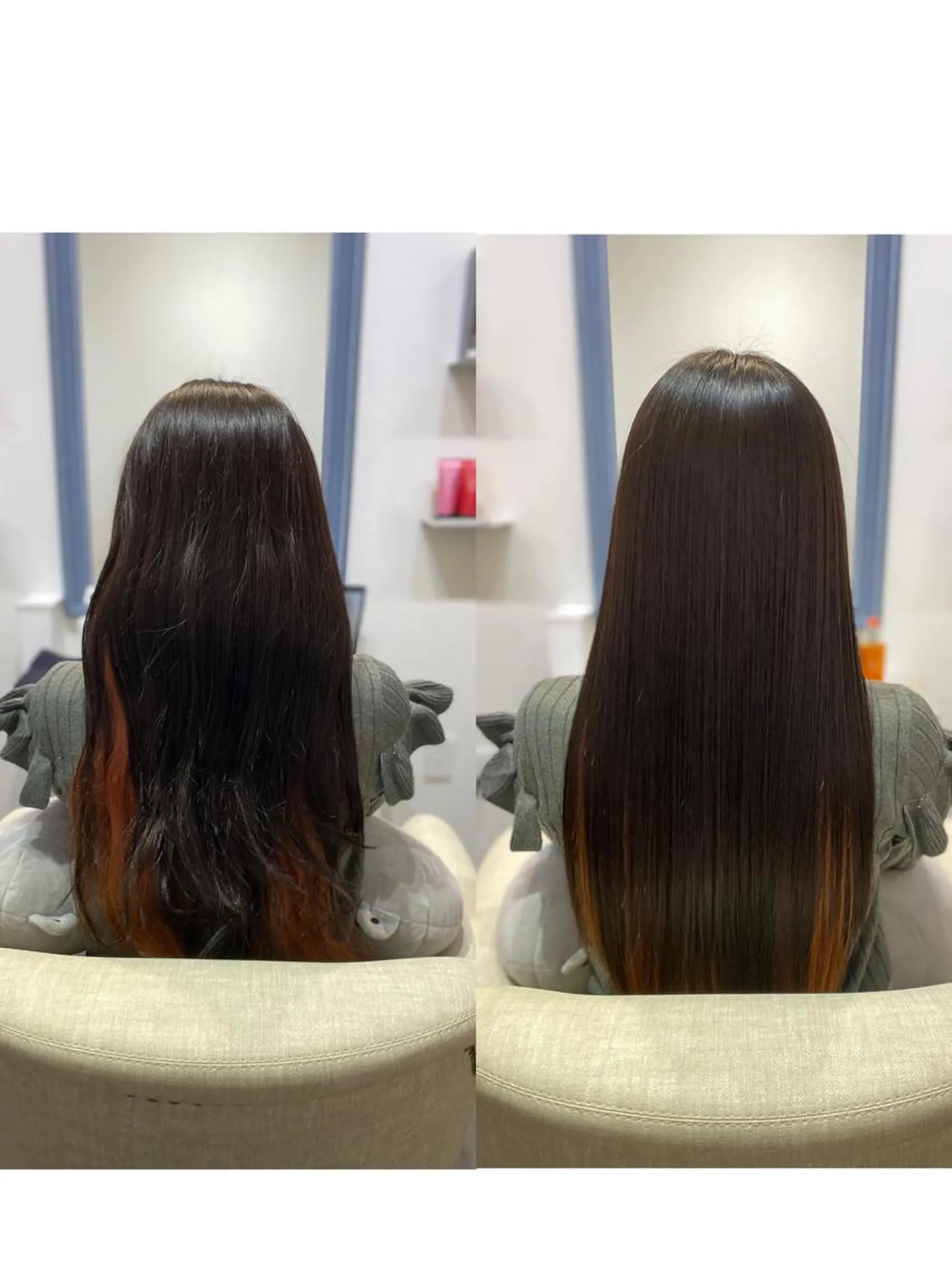 ロング カラー ブリーチ 髪質改善 縮毛矯正 トリートメント ✨髪質改善が大好評✨ 美容室lic近藤✨のヘアスタイル