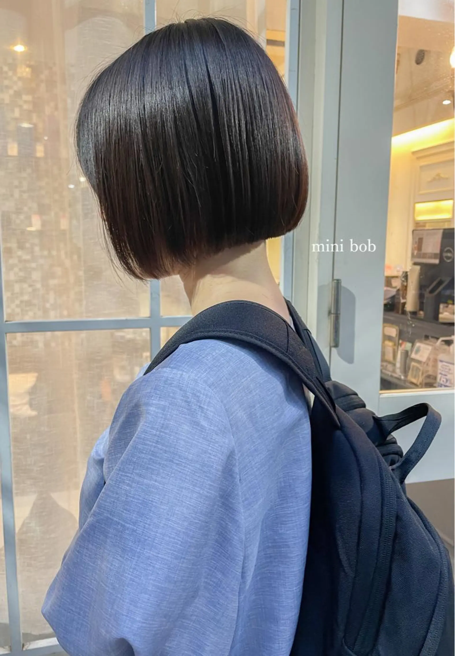 ショート ボブ ボブ ブリーチ/miinaのヘアスタイル