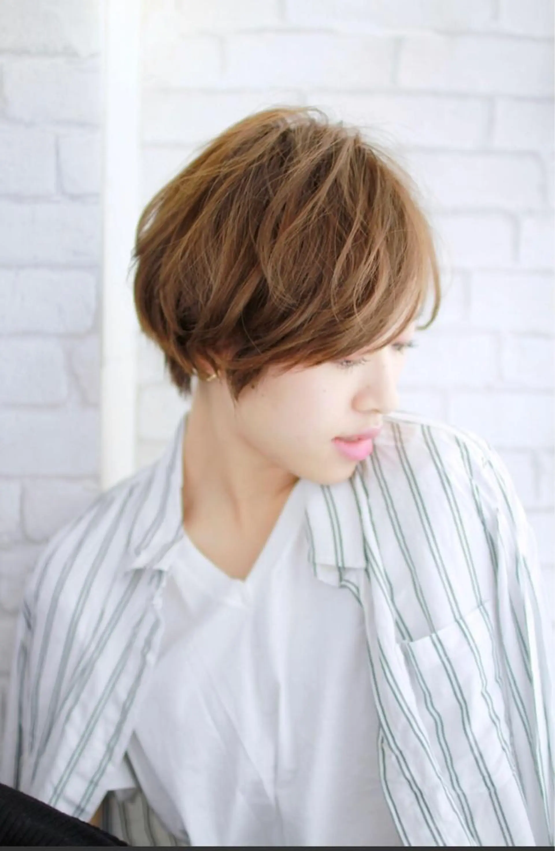 ショート カラー パーマ 山田 博仁のヘアスタイル