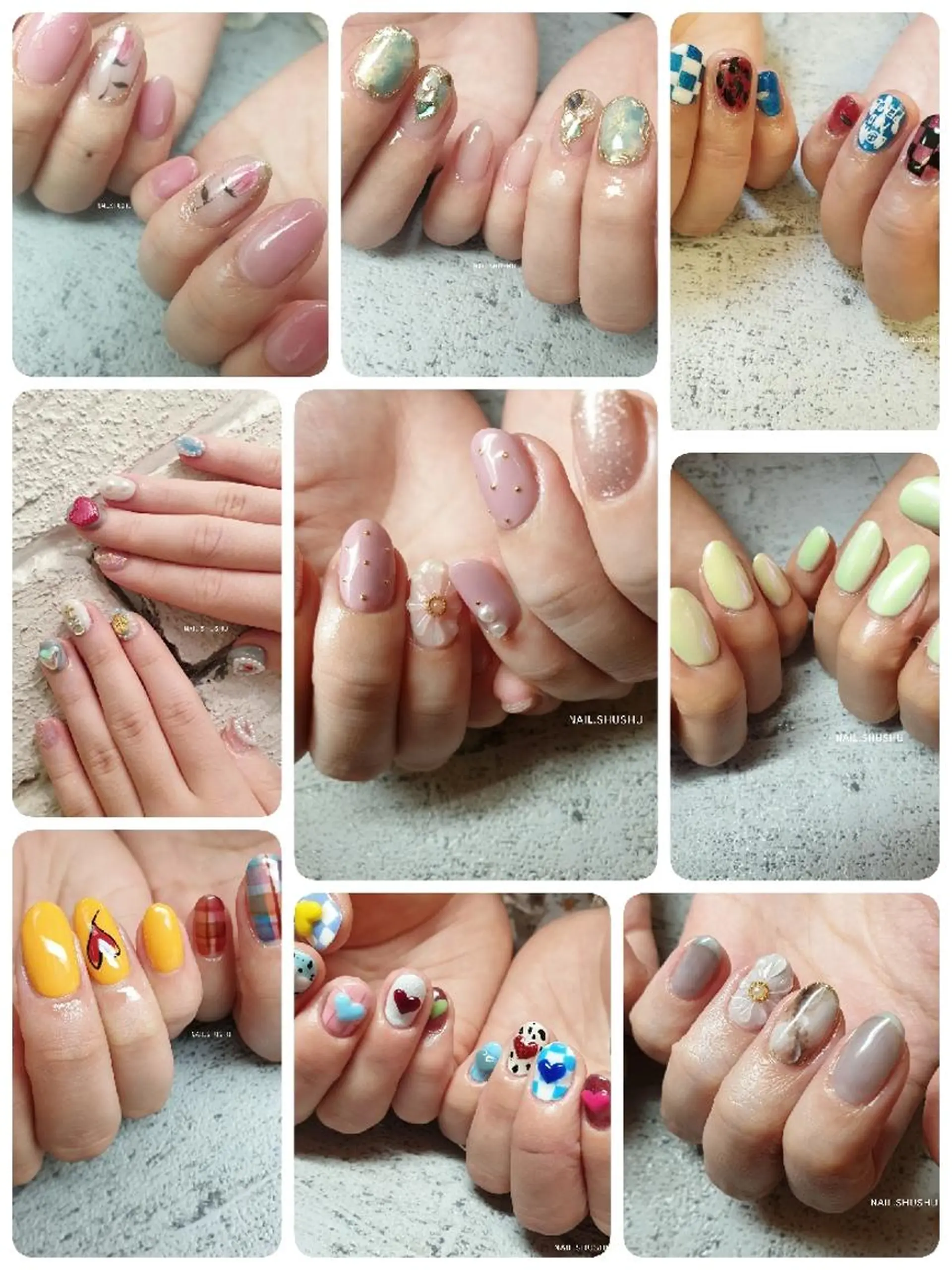 ネイル 3dパーツ/流行り 👧shushu❤️のネイルデザイン