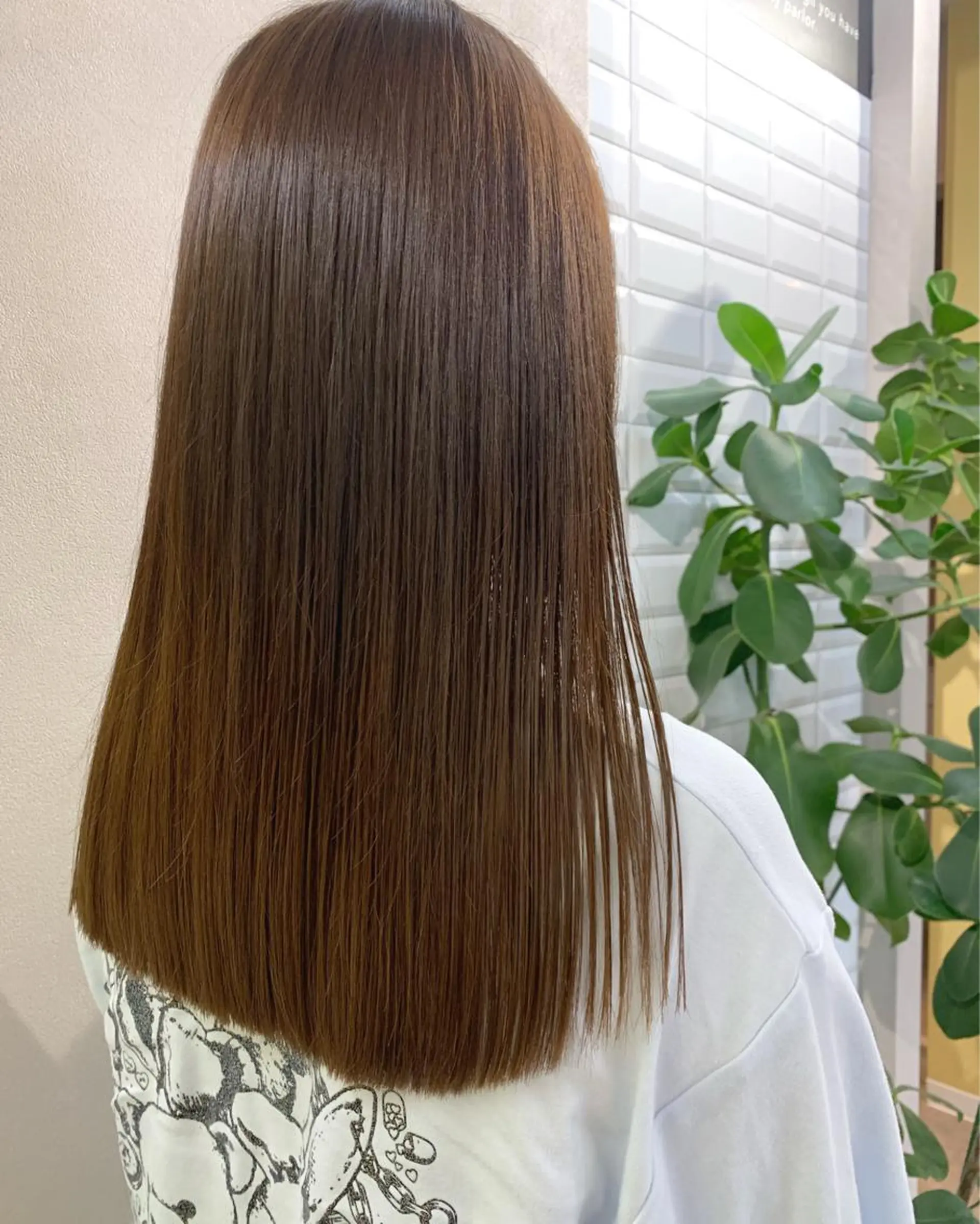 ロング カット トリートメント hub hair レイヤー/透明感のヘアスタイル