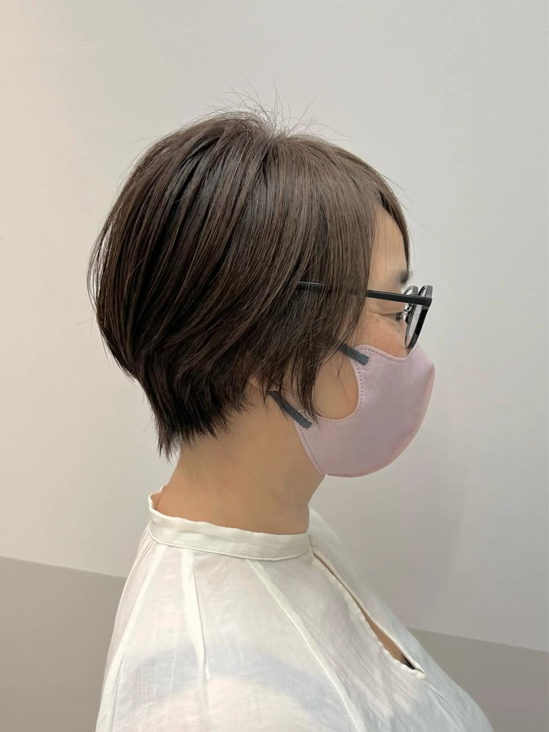 ショート ショートヘア カット ヘアカラー 似合わせレイヤー/ 美髪縮毛矯正/ミナエのヘアスタイル