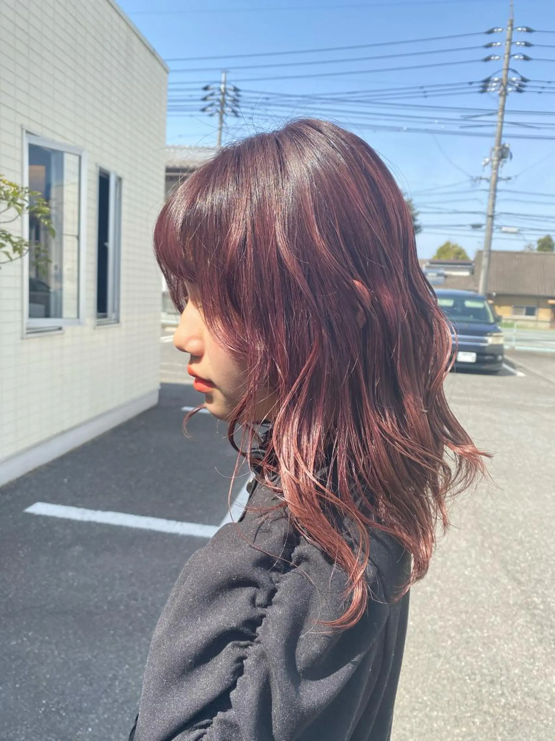 ロング maco 艶感ハイトーン🦋のヘアスタイル