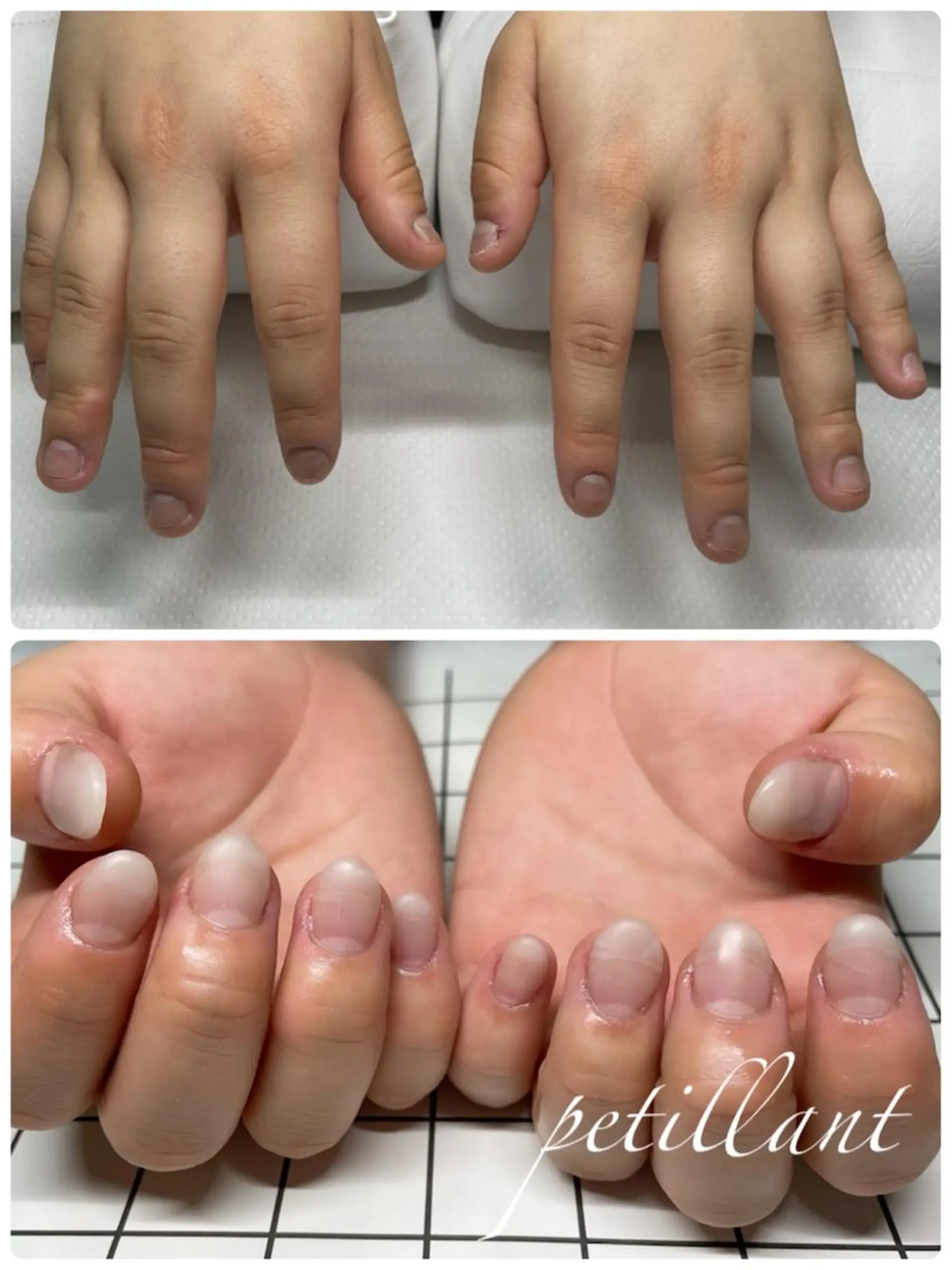 ネイル クリアネイル ジェルネイル マットネイル petillant所属・nail salon petillantのネイルデザイン