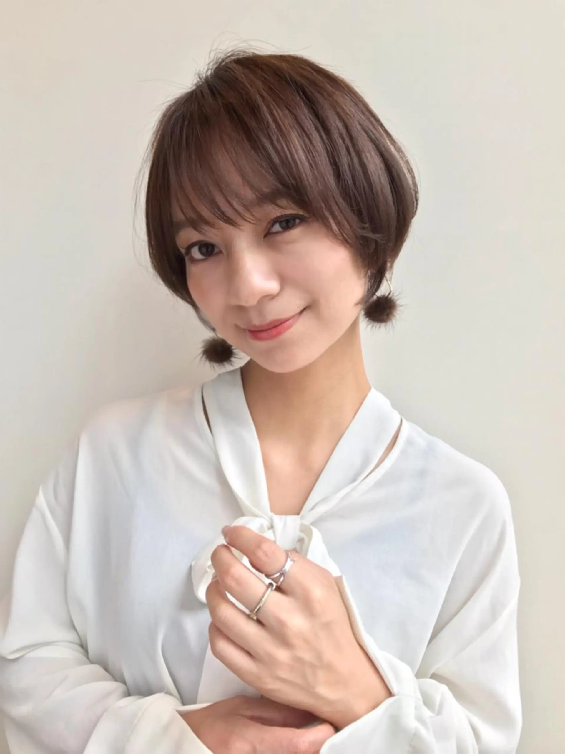 ショート カット ヘアカラー トリートメント ヒラヤマ ユウスケのヘアスタイル