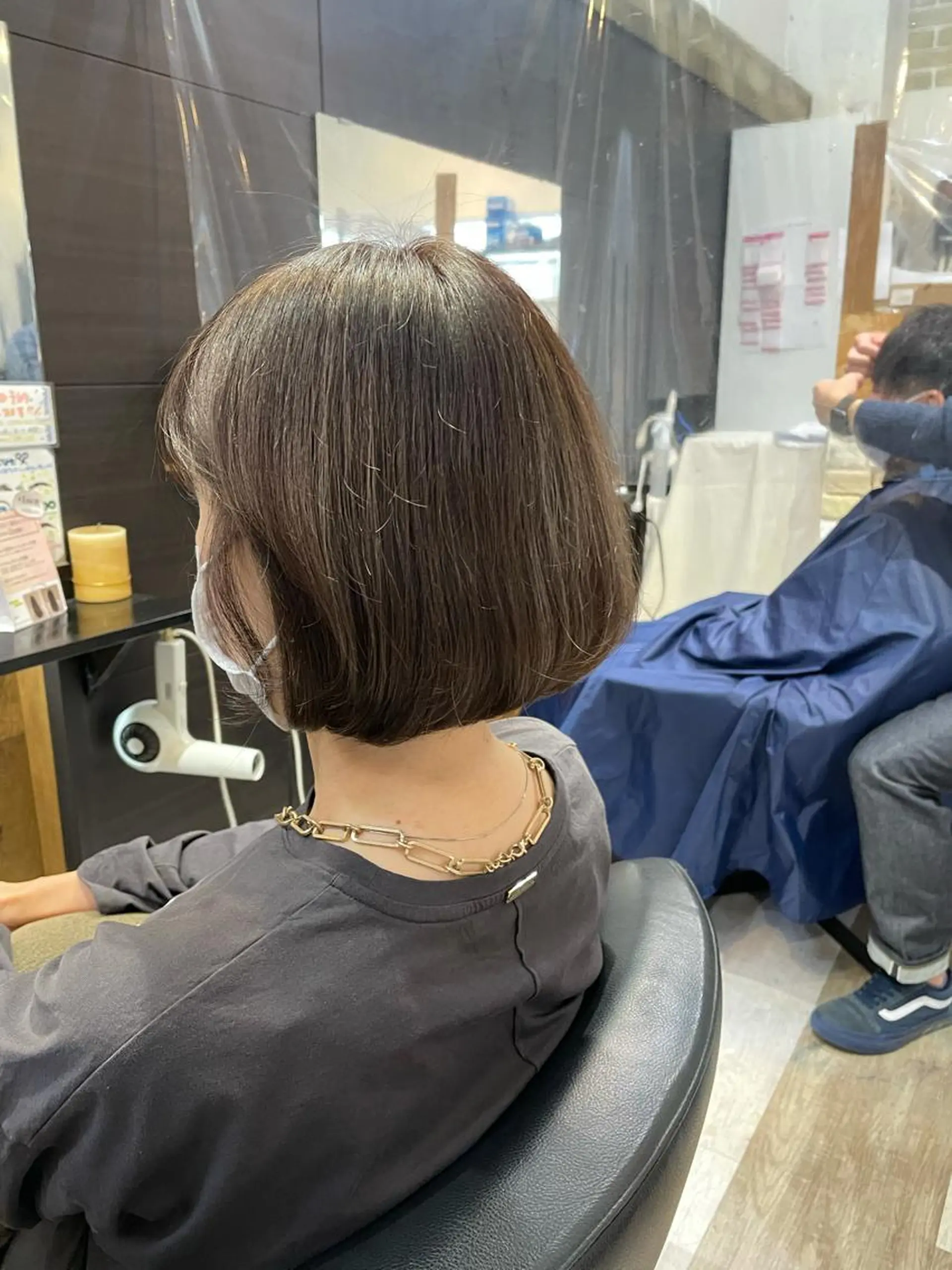 ショート ボブ カット 正分 真美のヘアスタイル