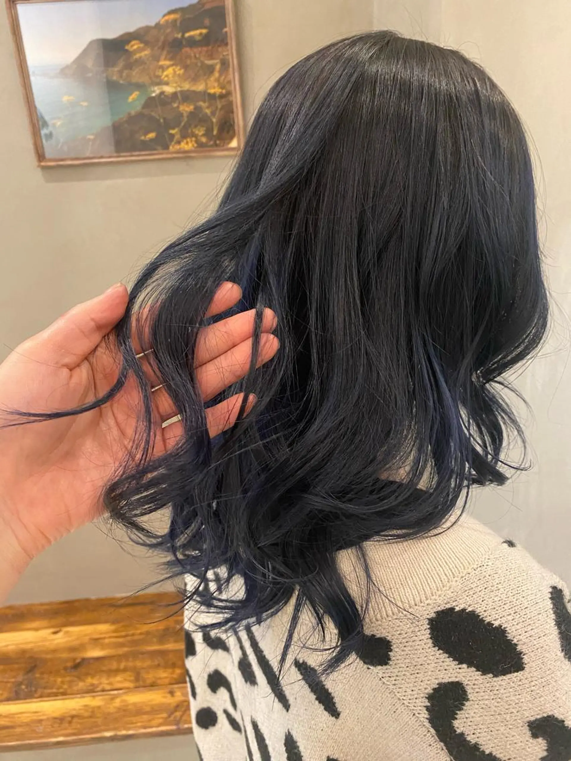 セミロング カラー ヘアアレンジ カット ヘアカラー トリートメント 顔周りカット・相談 レイヤーも◎しずくのヘアスタイル