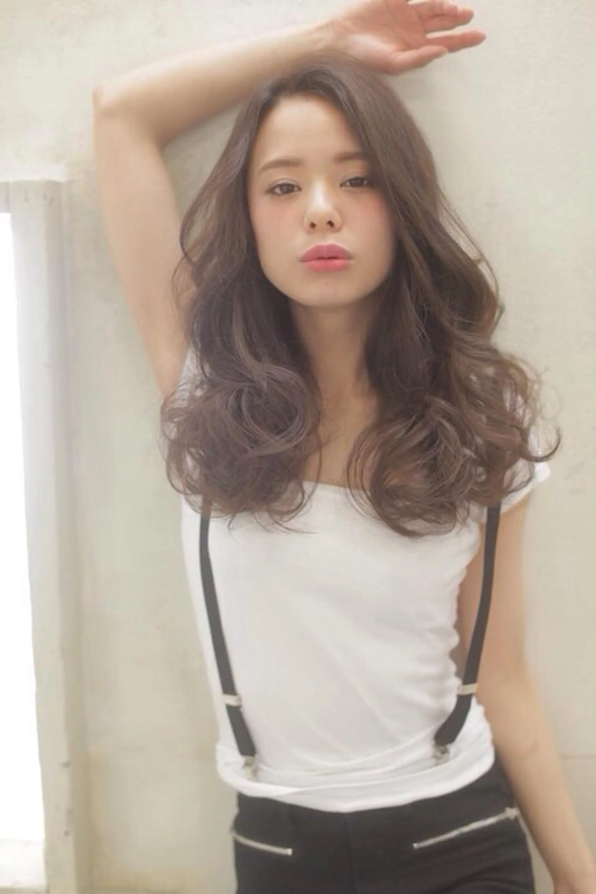 セミロング ロング カラー パーマ 【ブリーチ髪質改善 パーマ】宮田浩章のヘアスタイル