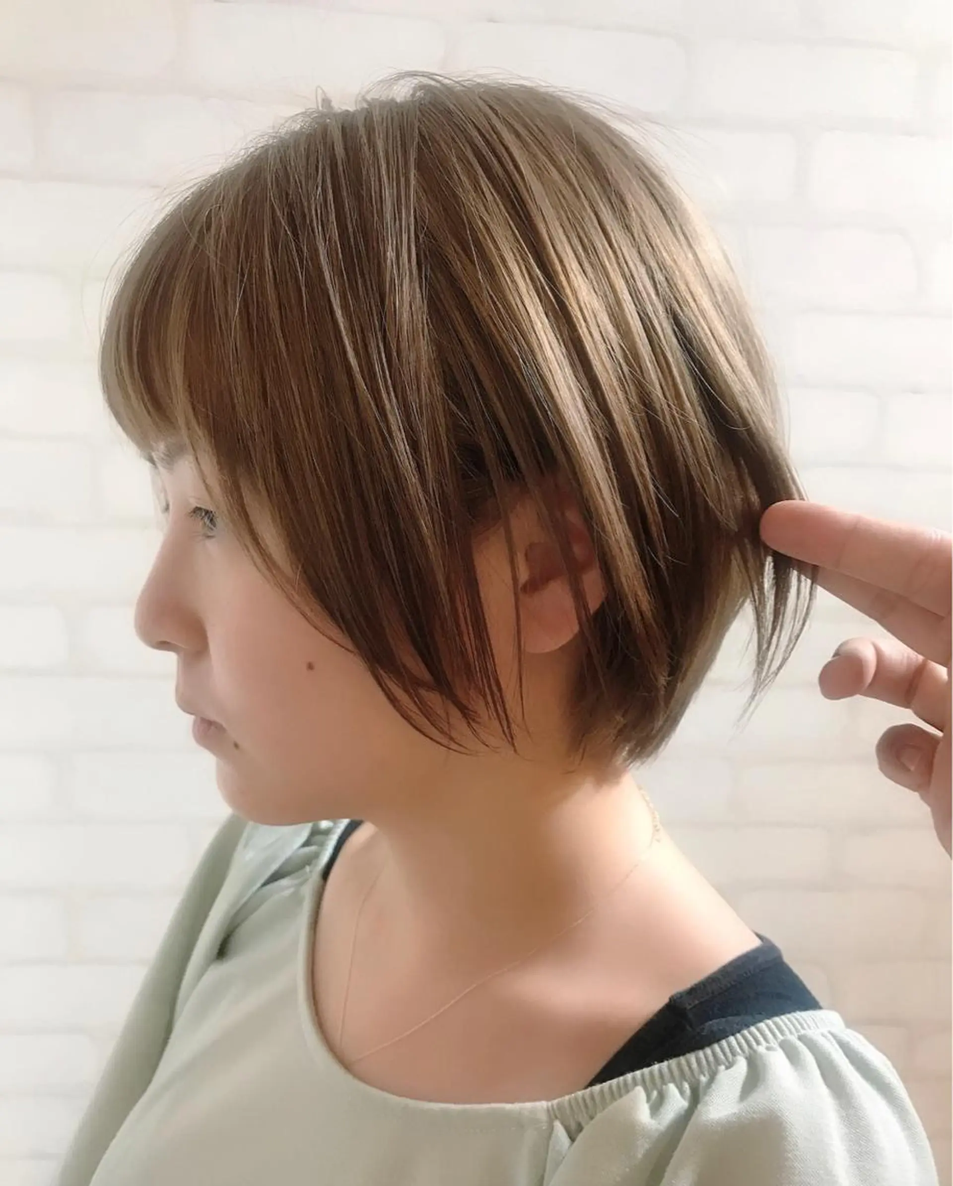 ショート drop/鶴見 /西巻大のヘアスタイル