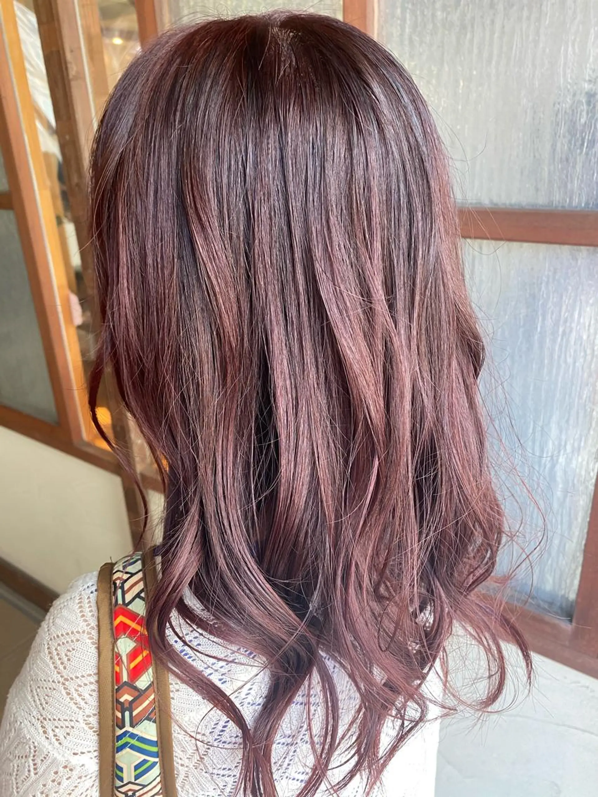ミディアム カラー パーマ ヘアアレンジ メンズ キッズ ネイル マツエク・マツパ 🌈髪質改善・美髪矯 正・平野瀬乃🌈のヘアスタイル