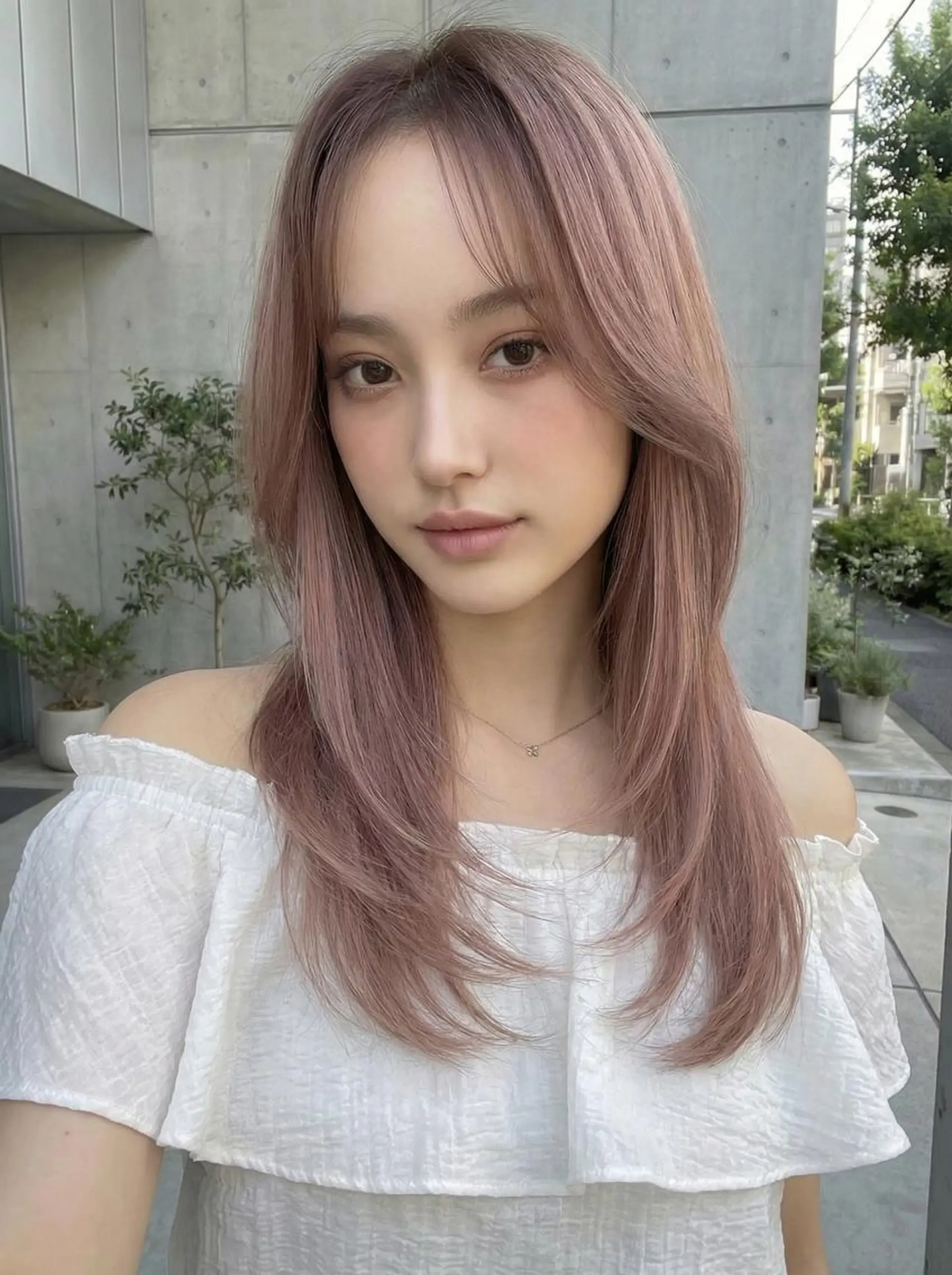 ロング カット ヘアカラー 透明感カラー/レイヤ ーカット/Maoのヘアスタイル