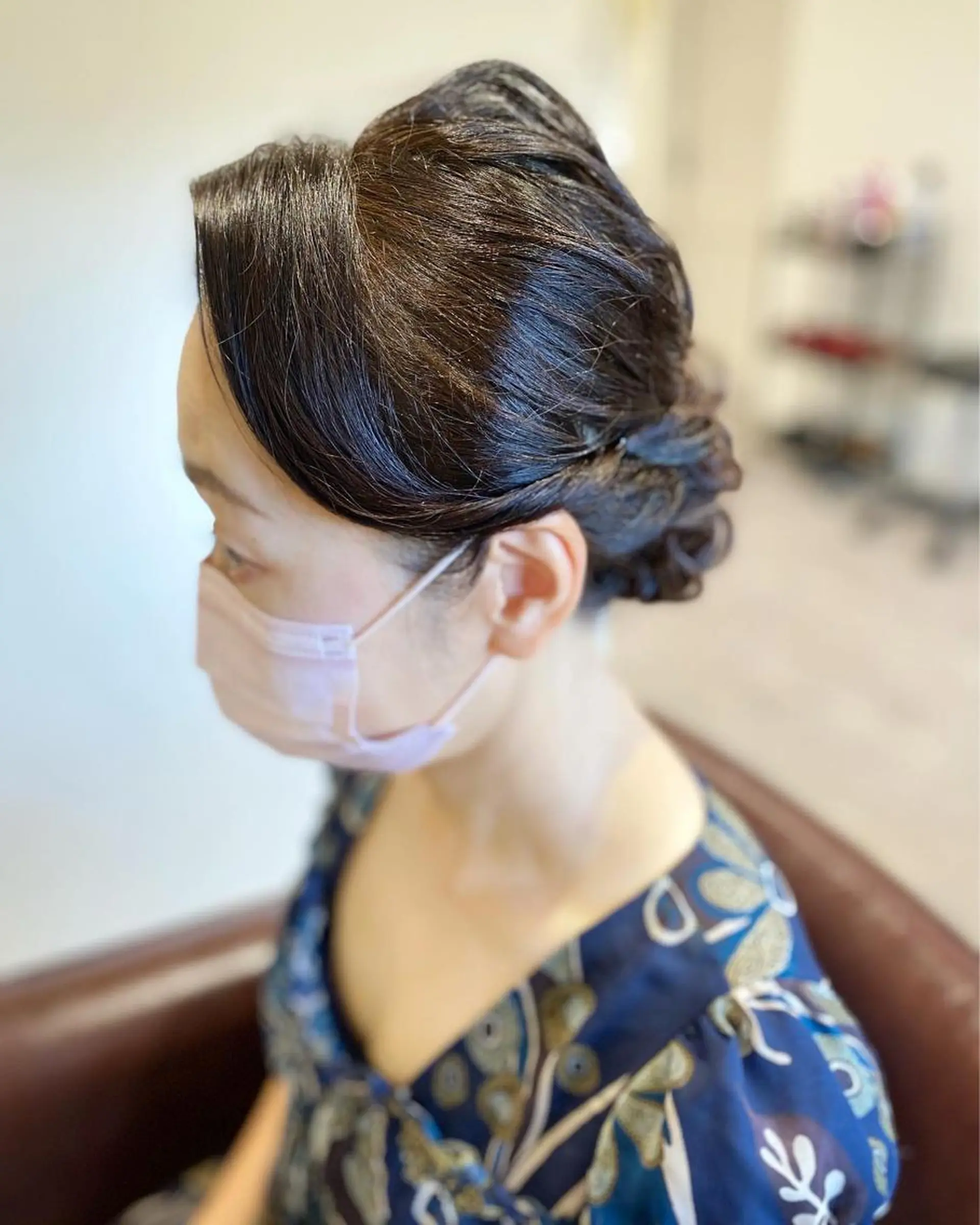 ロング カラー ヘアセット 荒木 ひろかのヘアスタイル