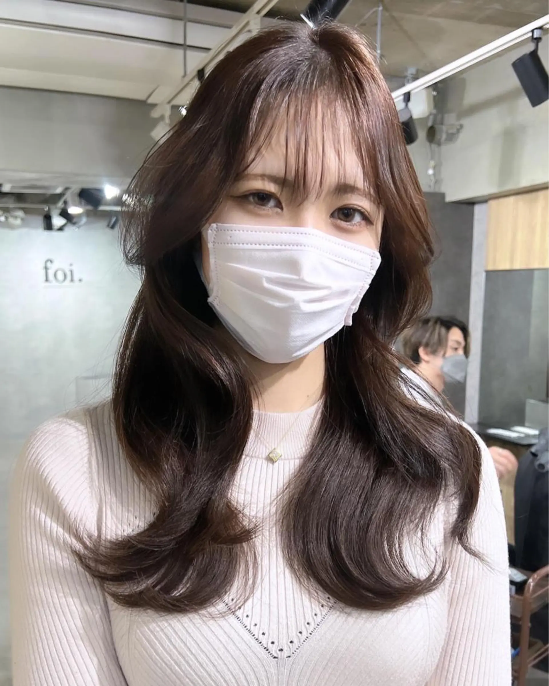 ロング カラー パーマ ヘアアレンジ メンズ キッズ ネイル マツエク・マツパ アイブロウ メンズブリーチ メンズハイトーン メンズインナーカラー メンズ韓国風 アッシュ レイヤー／顔周り 韓国ヘア森田和貴のヘアスタイル