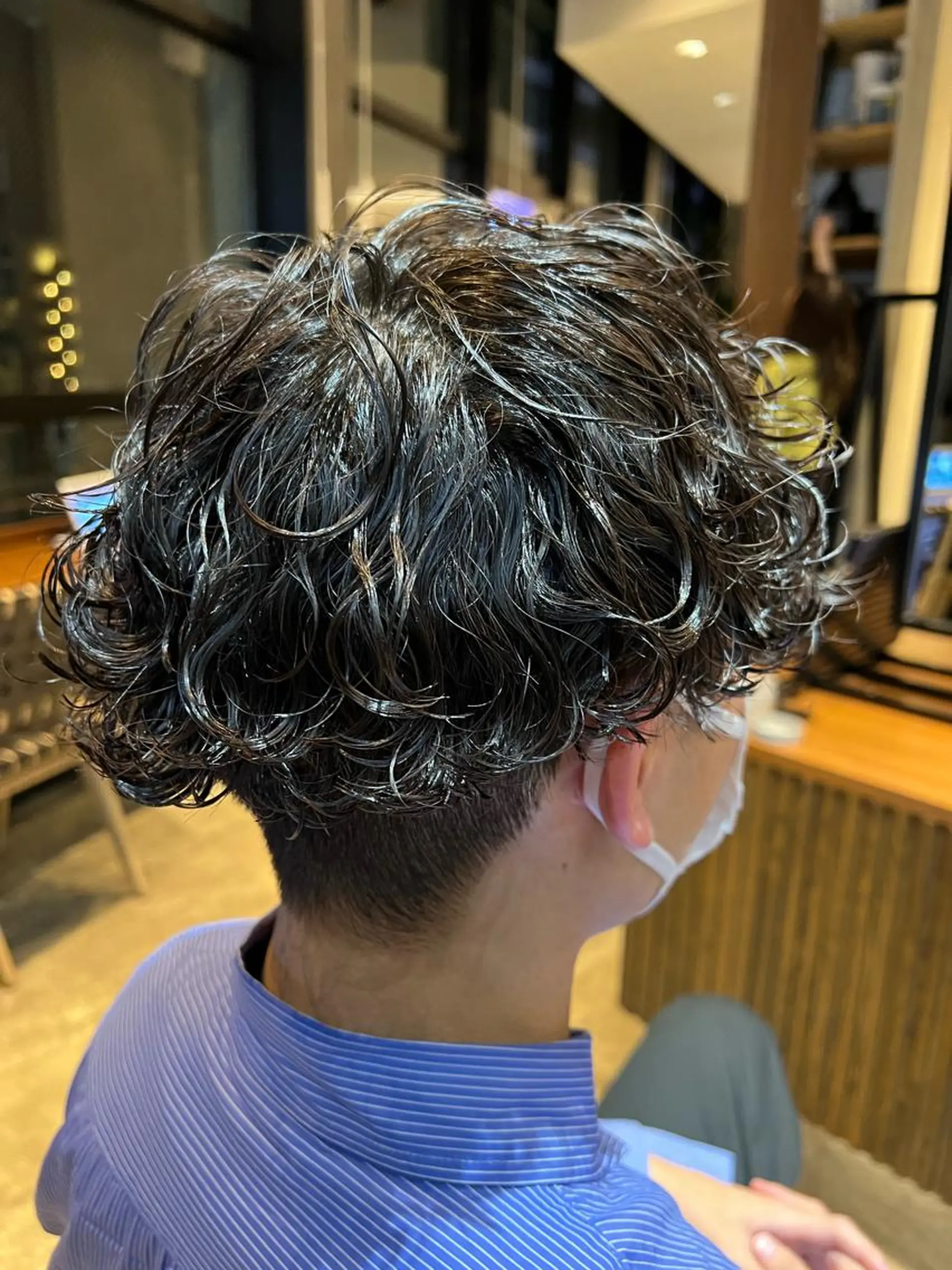 ショート パーマ メンズ カット パーマ トリートメント fifth JINGUMAE所属・波巻きスパイラルパー マ/シャドウパーマ駿のヘアスタイル