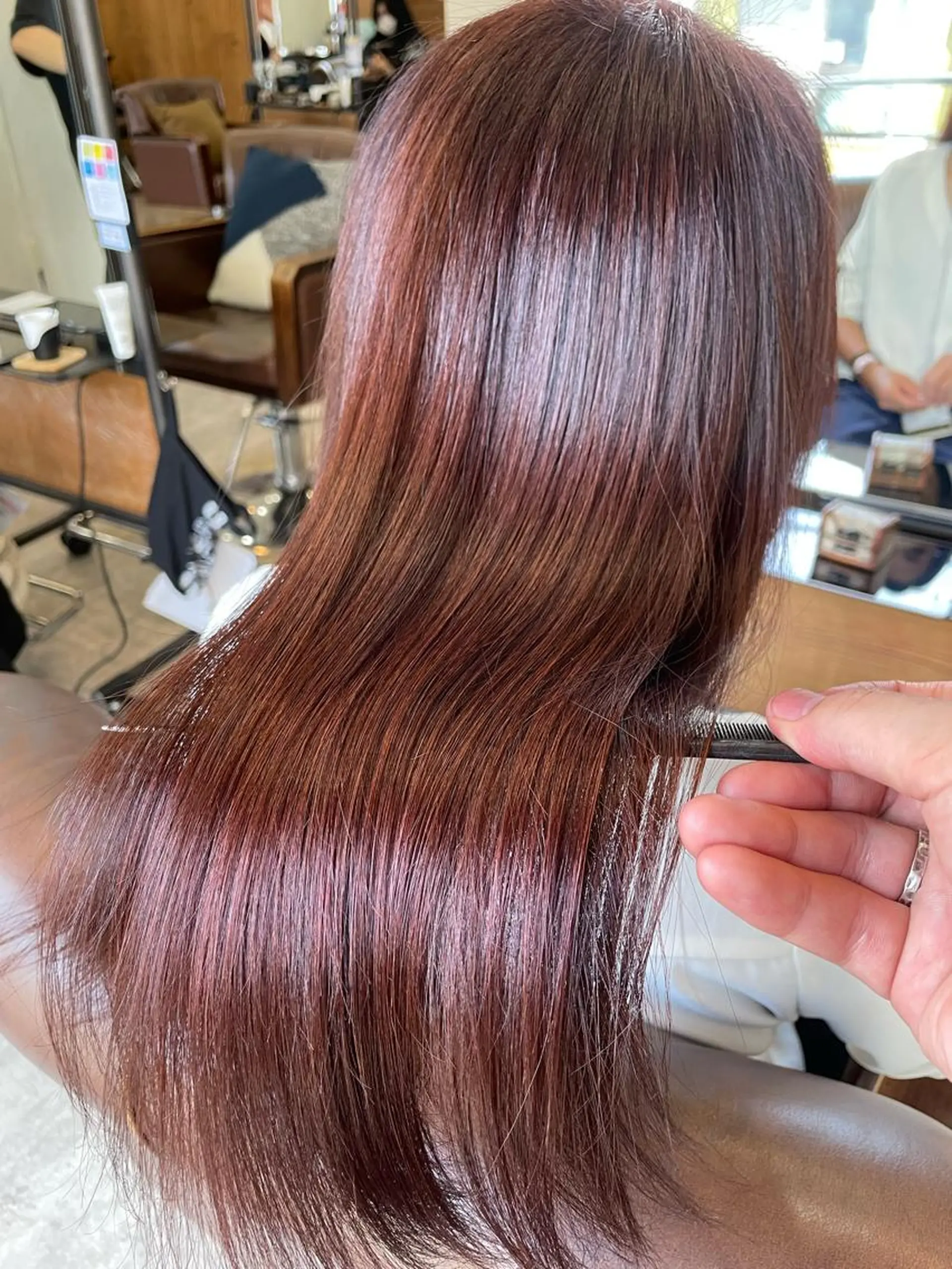 ロング カラー トリートメント カット ヘアカラー トリートメント RIKU 髪質改善/縮毛矯正のヘアスタイル