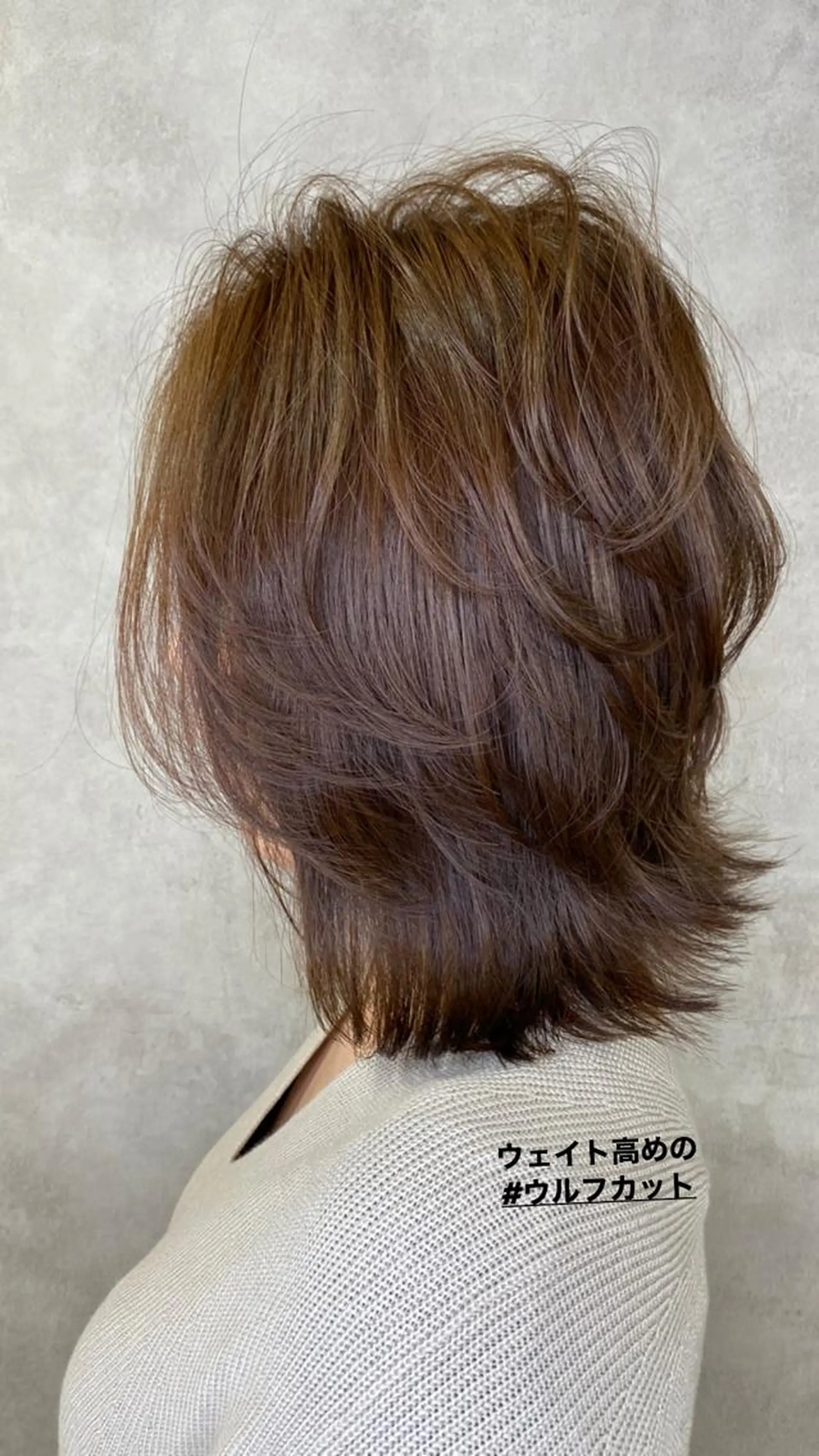 ミディアム カラー カット ヘアカラー トリートメント RIENS♡xrea 山本優舞のヘアスタイル