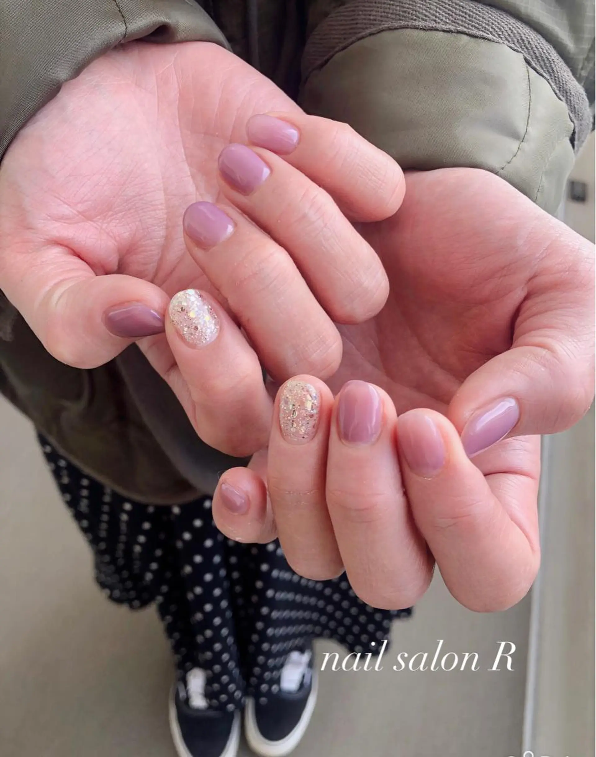 ネイル パープル nail salon Rのネイルデザイン