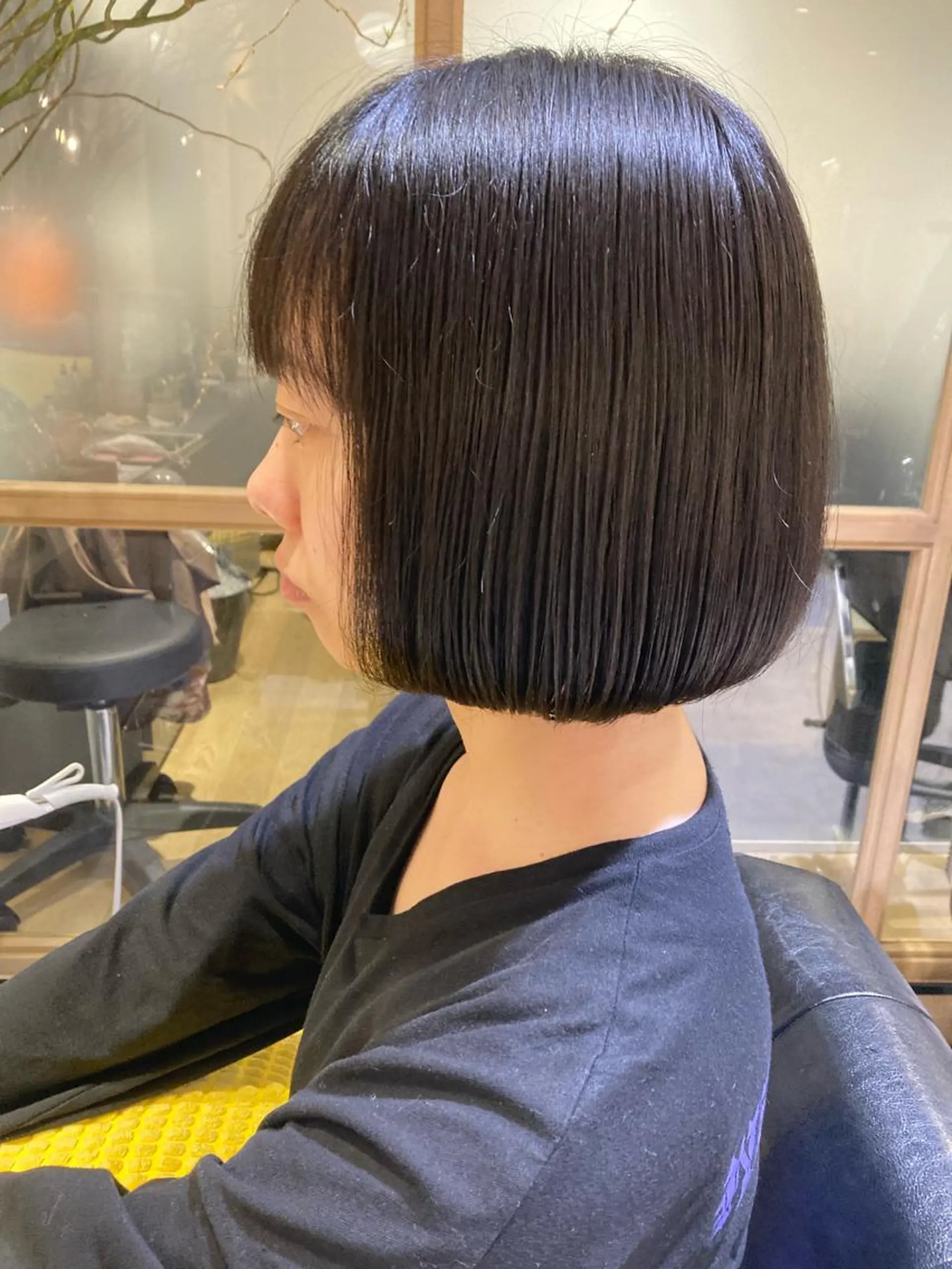 ショート ボブ 阿部 貴子のヘアスタイル