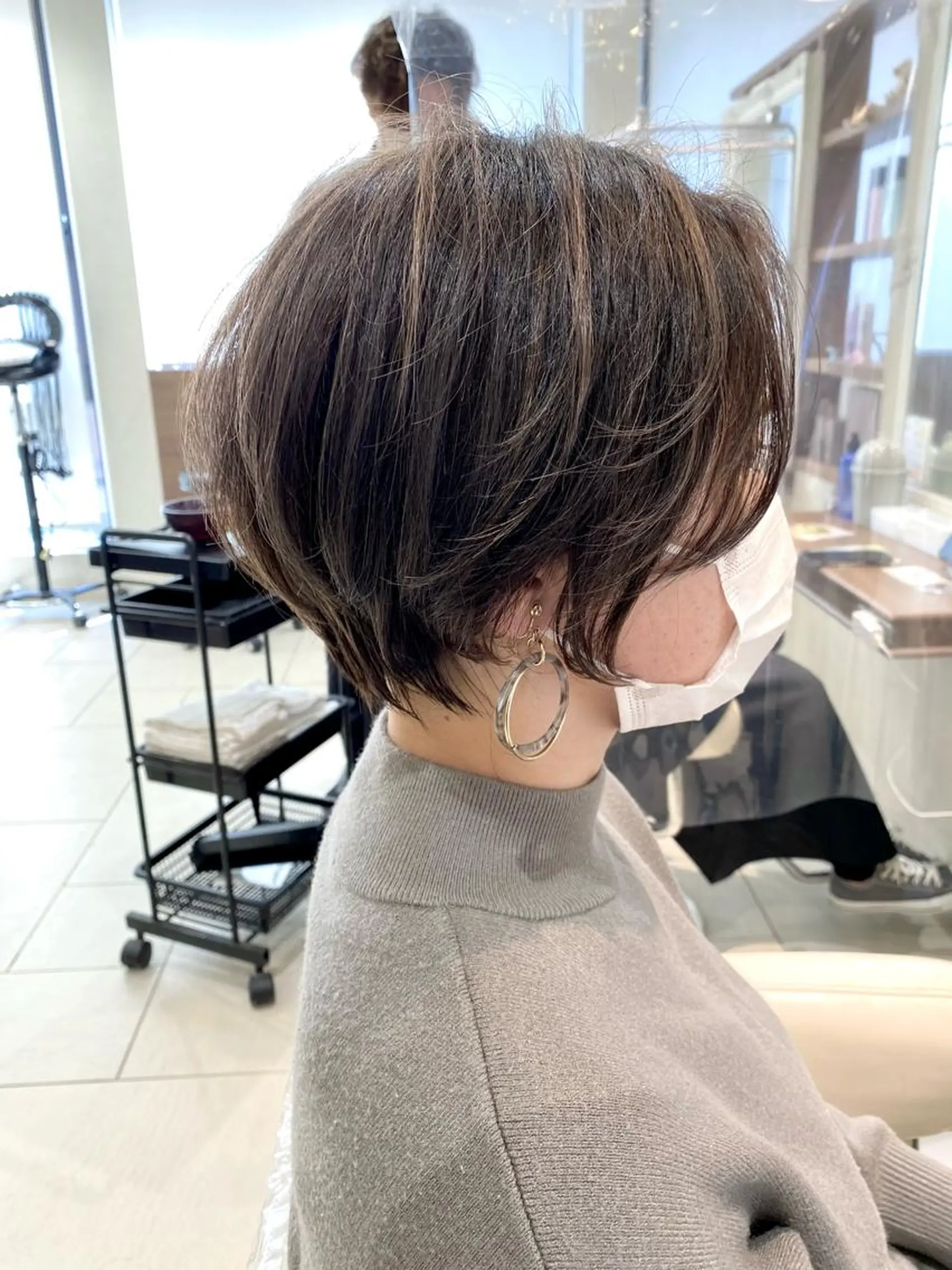 ショート カラー 横山 直輝のヘアスタイル