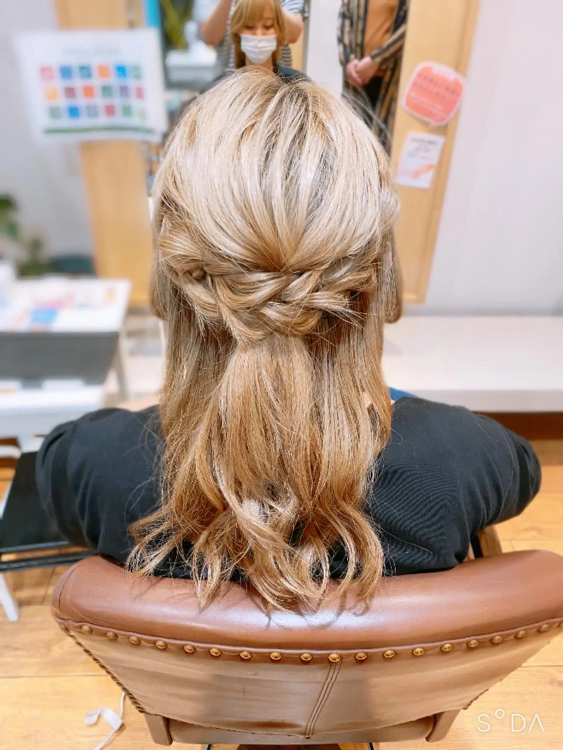 ヘアアレンジ ハーフアップ ヘアセット 艶髪🌿美髪 大塚礼乃【西荻窪】のヘアスタイル