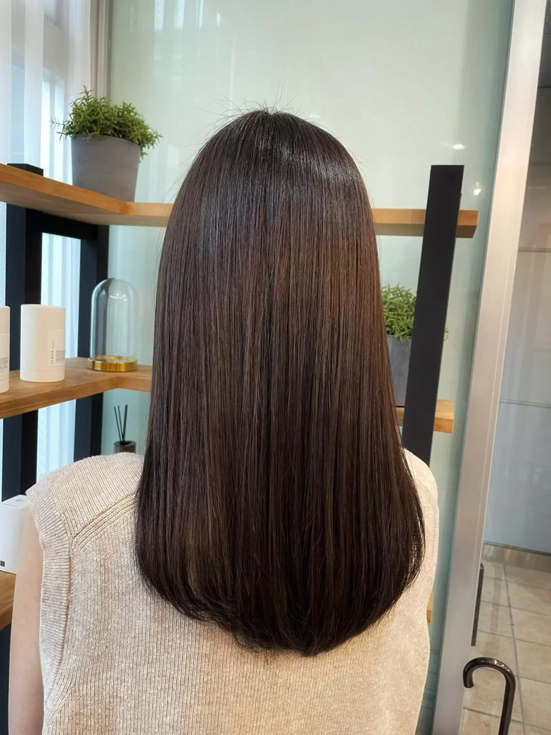 ロング 髪質改善 縮毛矯正 カット 縮毛矯正 トリートメント 鈴木 雅人のヘアスタイル