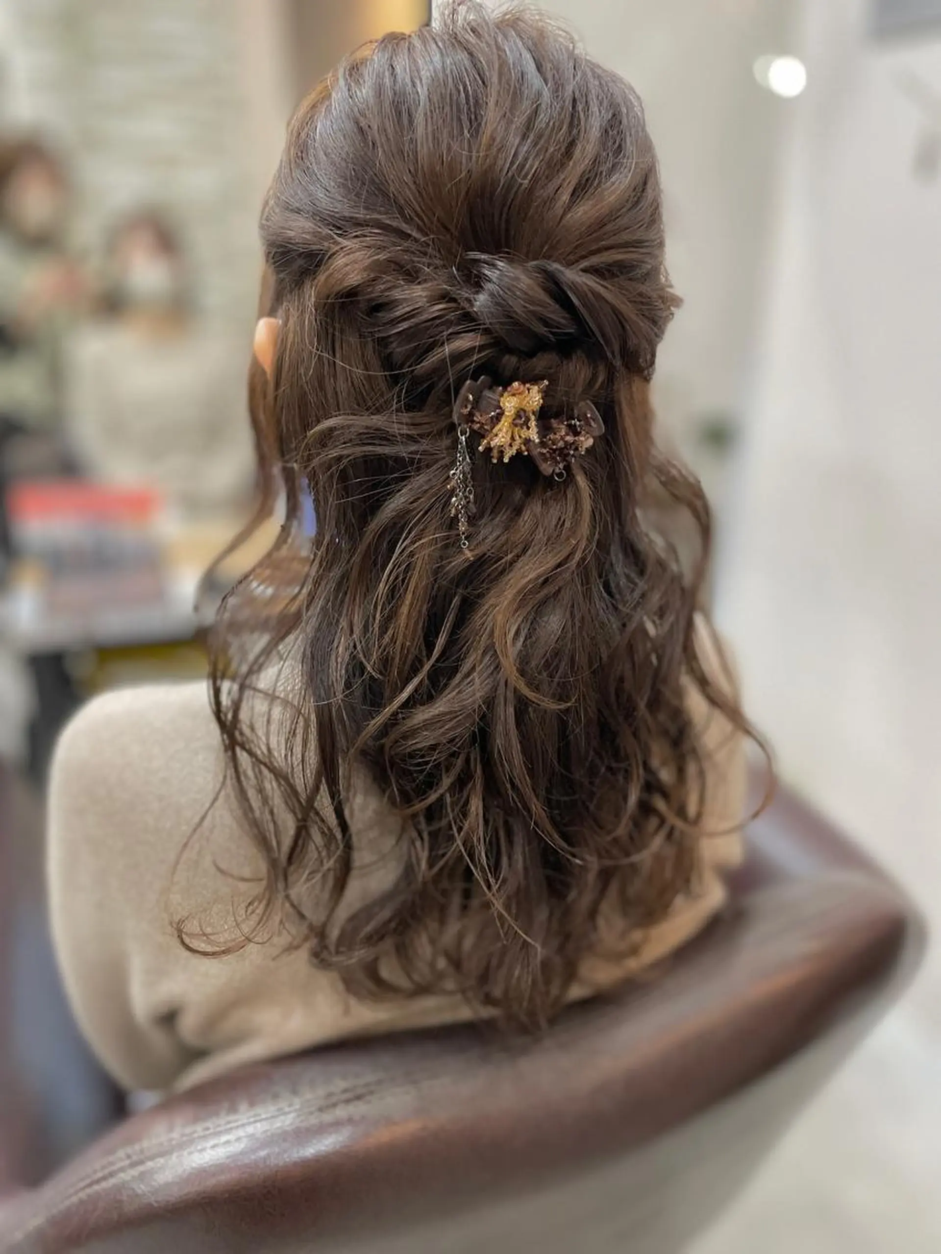 セミロング ヘアセット 内藤 まどかのヘアスタイル