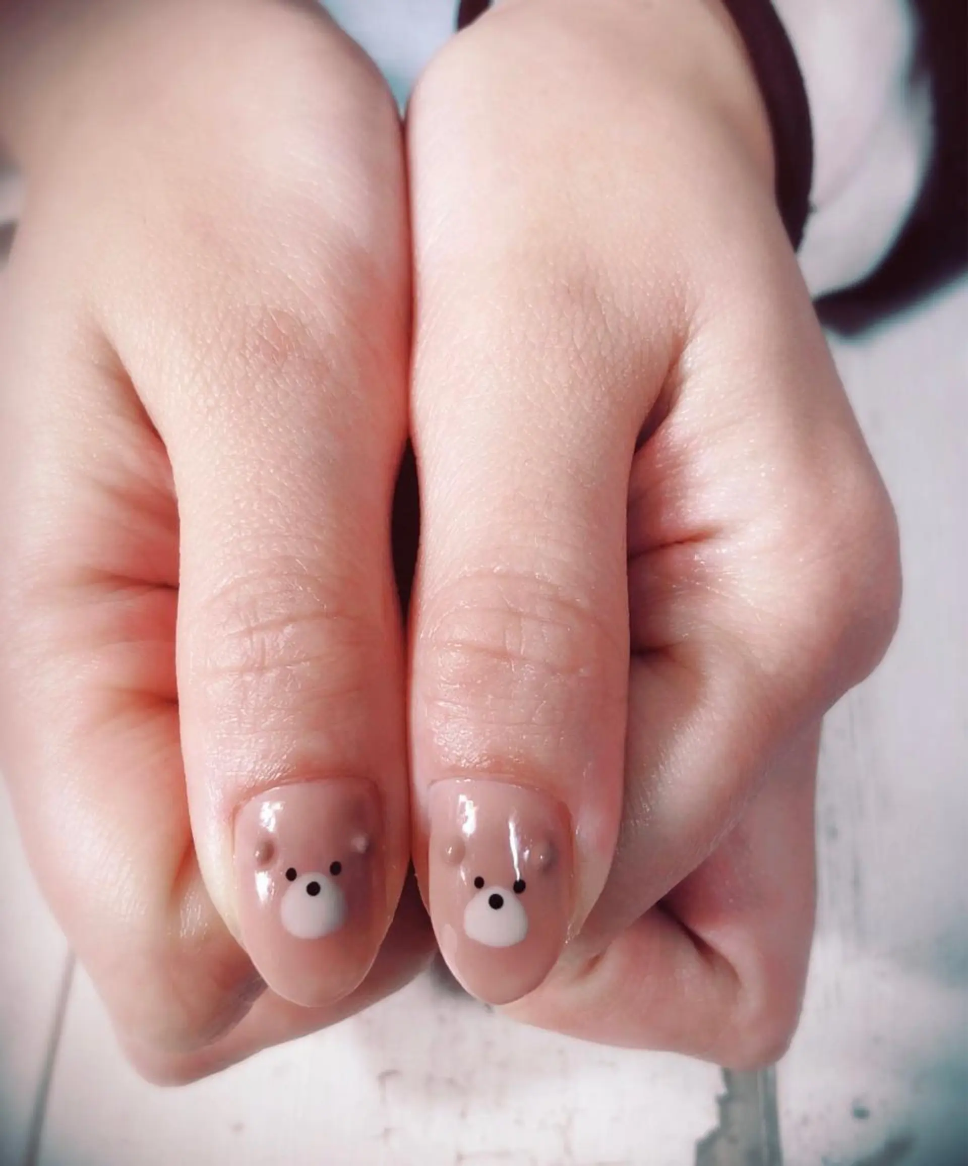 ネイル 北浦和 自爪育成ケアのネイルデザイン