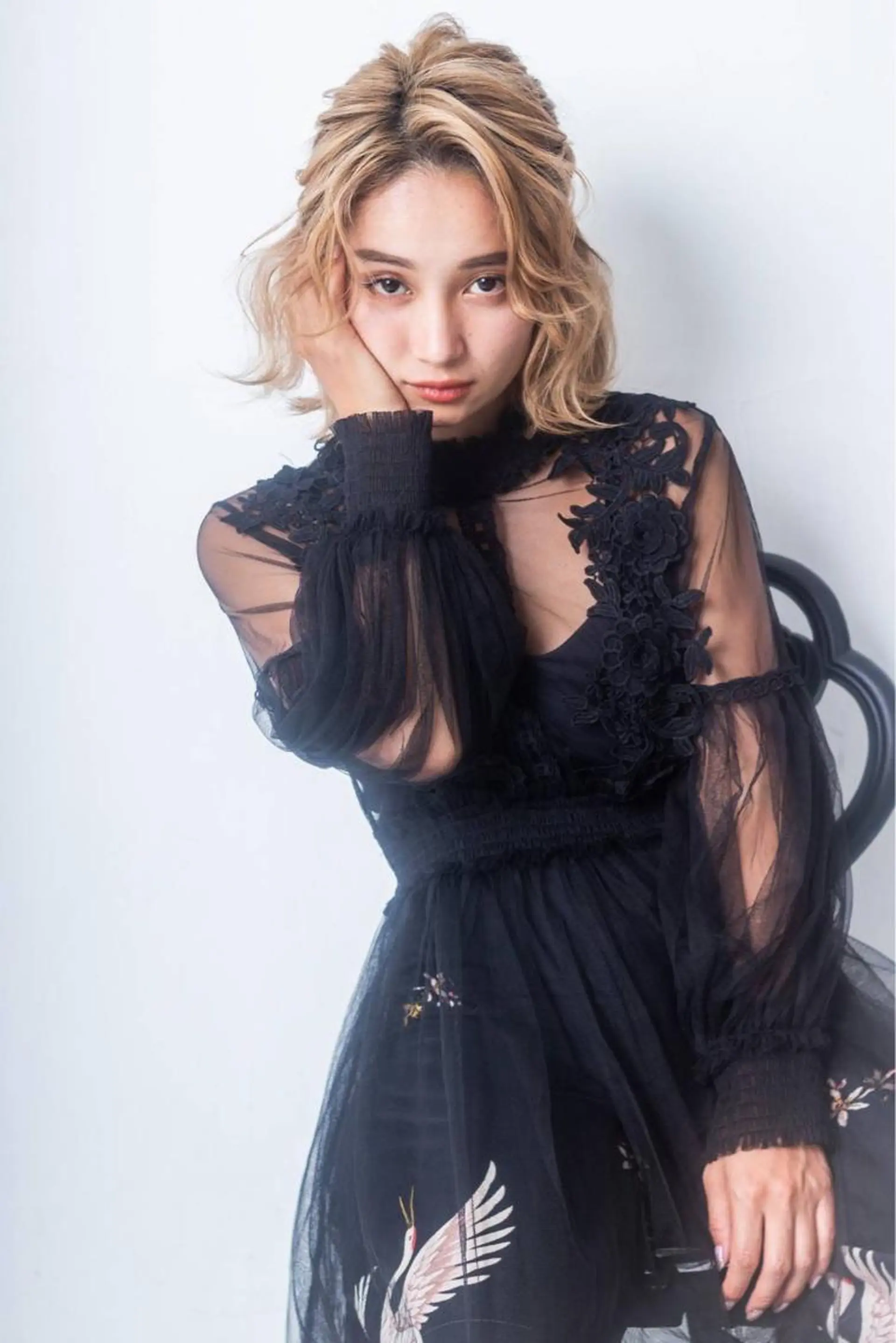 ショート カラー パーマ ヘアアレンジ リルウヘアー 天王寺のヘアスタイル