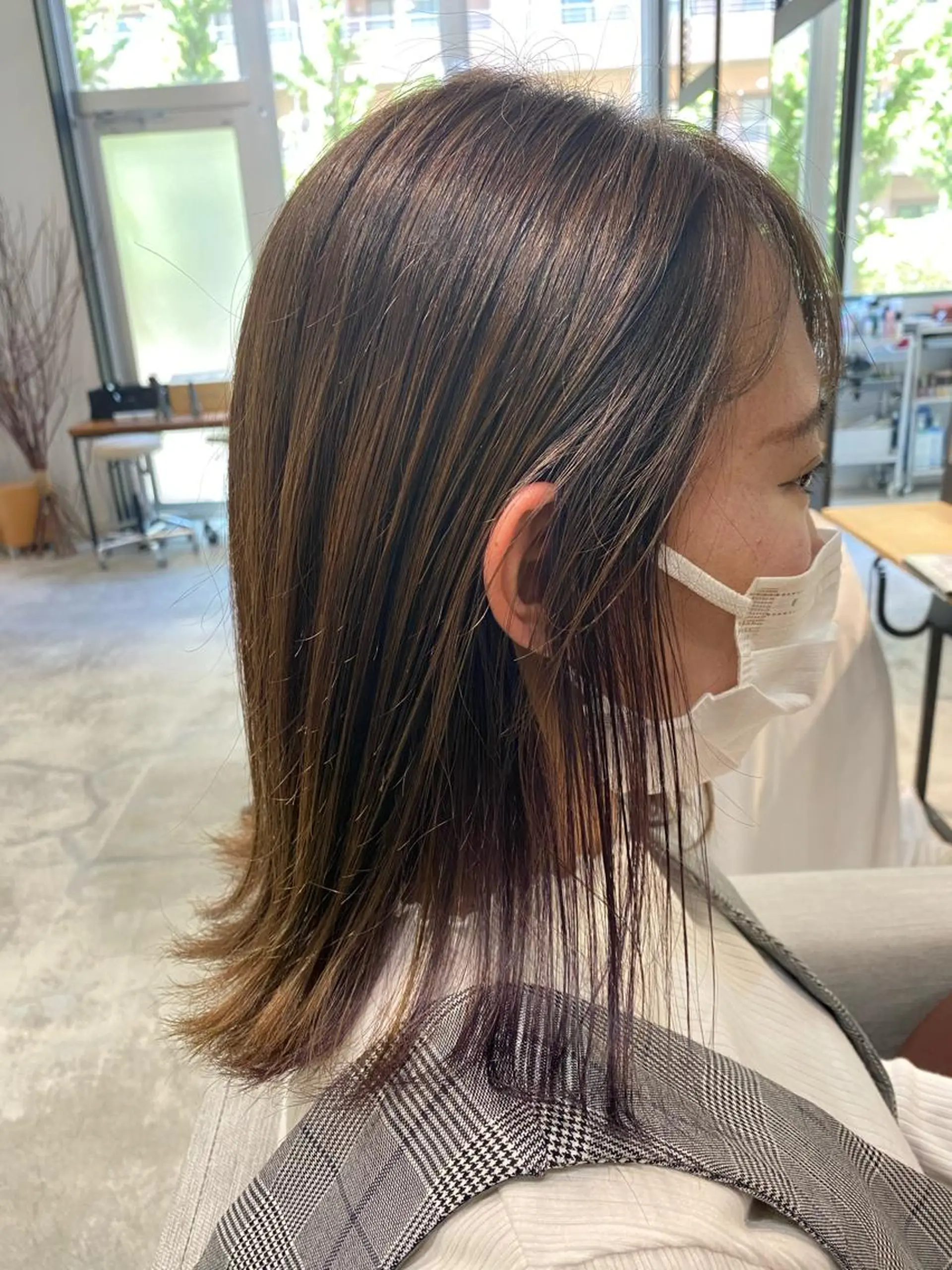 カラー インナーカラー カット ヘアカラー 高橋 侑莉亜のヘアスタイル